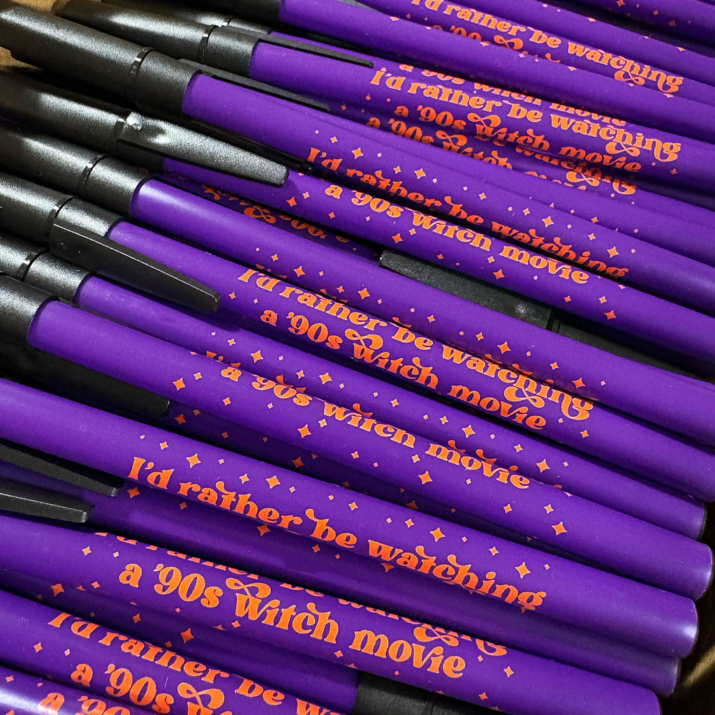 I'd Rather Be Watching a 90s Witch Movie Ballpoint Pen