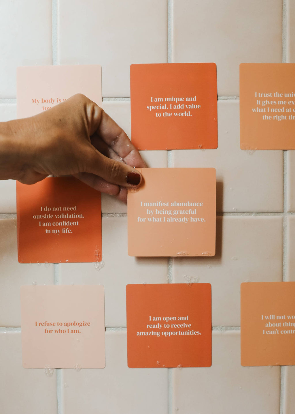 Shower Affirmation™ Display Cards - Positivity