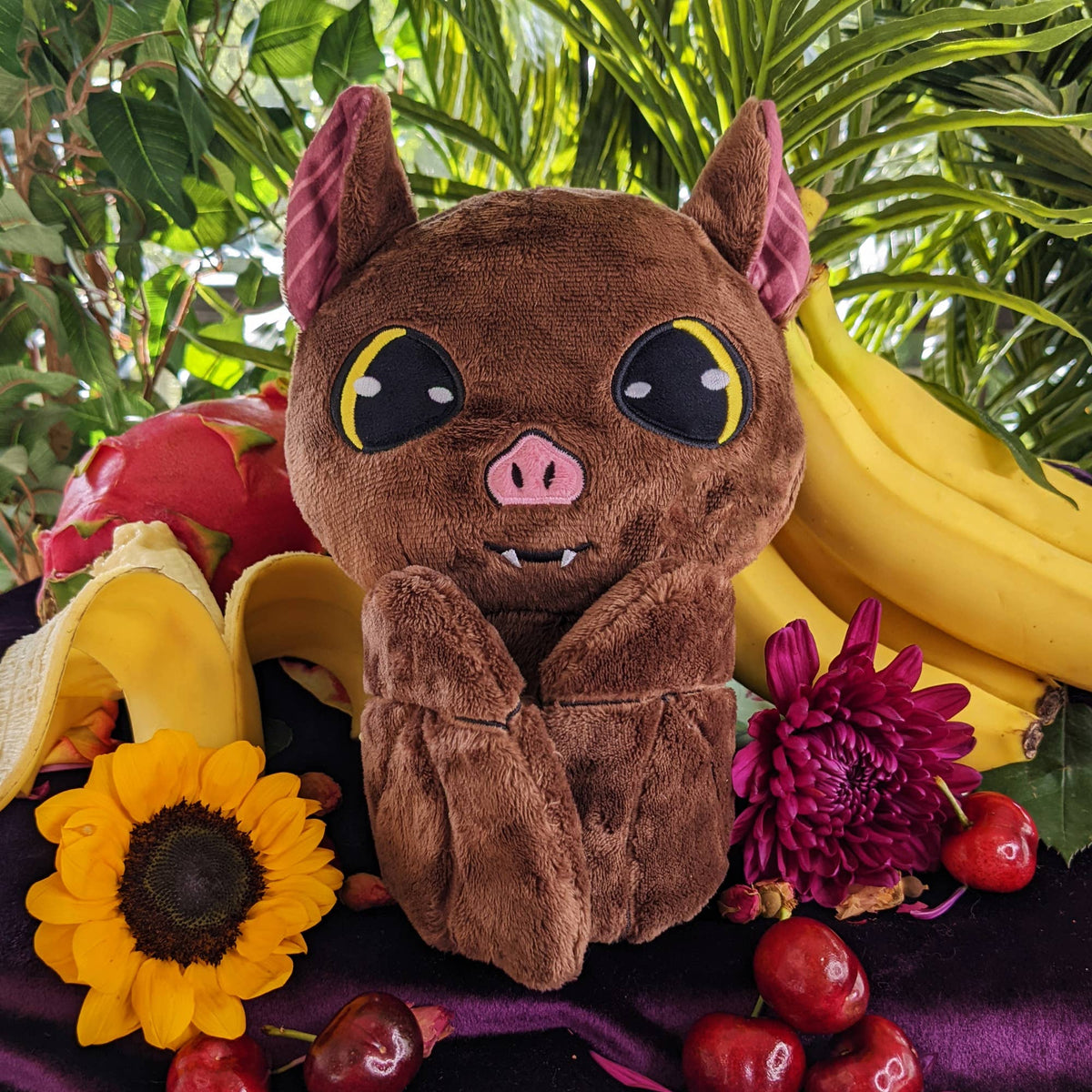 Battholomew - Bat Plushie Cute Halloween Stuffed Toy Animal
