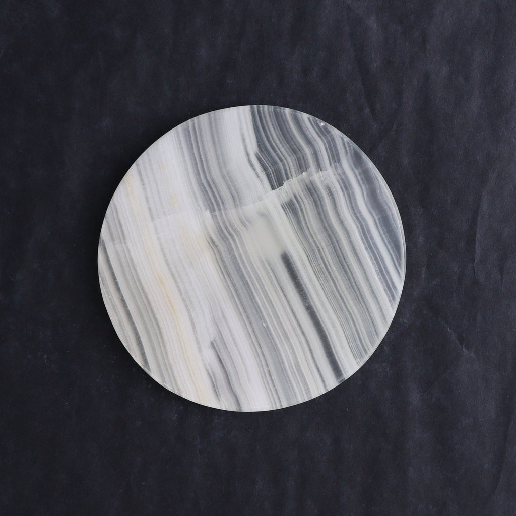 One White Onyx Coaster