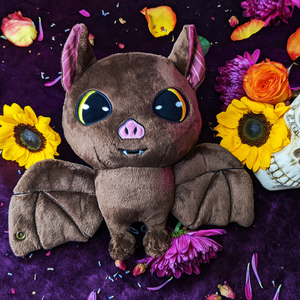 Battholomew - Bat Plushie Cute Halloween Stuffed Toy Animal