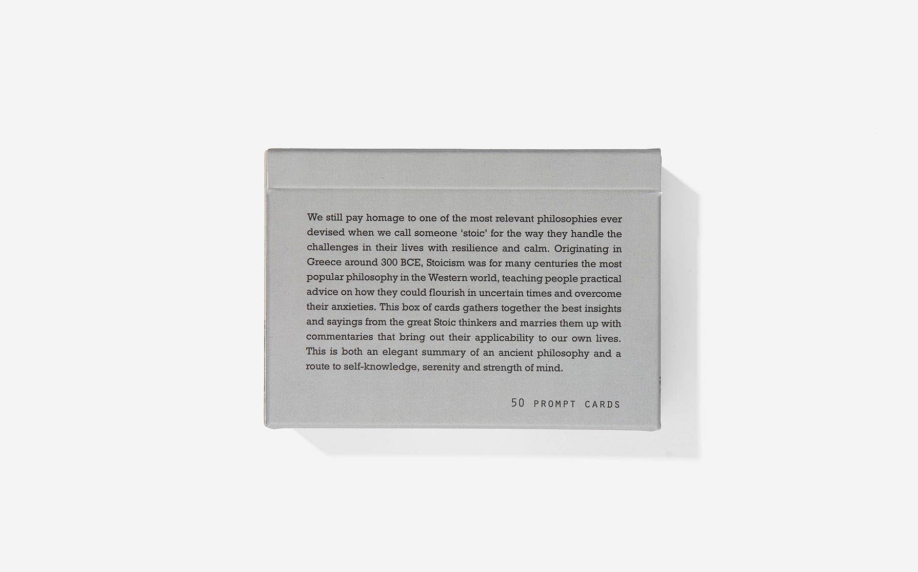 Stoicism Prompt Card Set