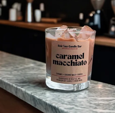 Iced Caramel Macchiato Coffee Candle