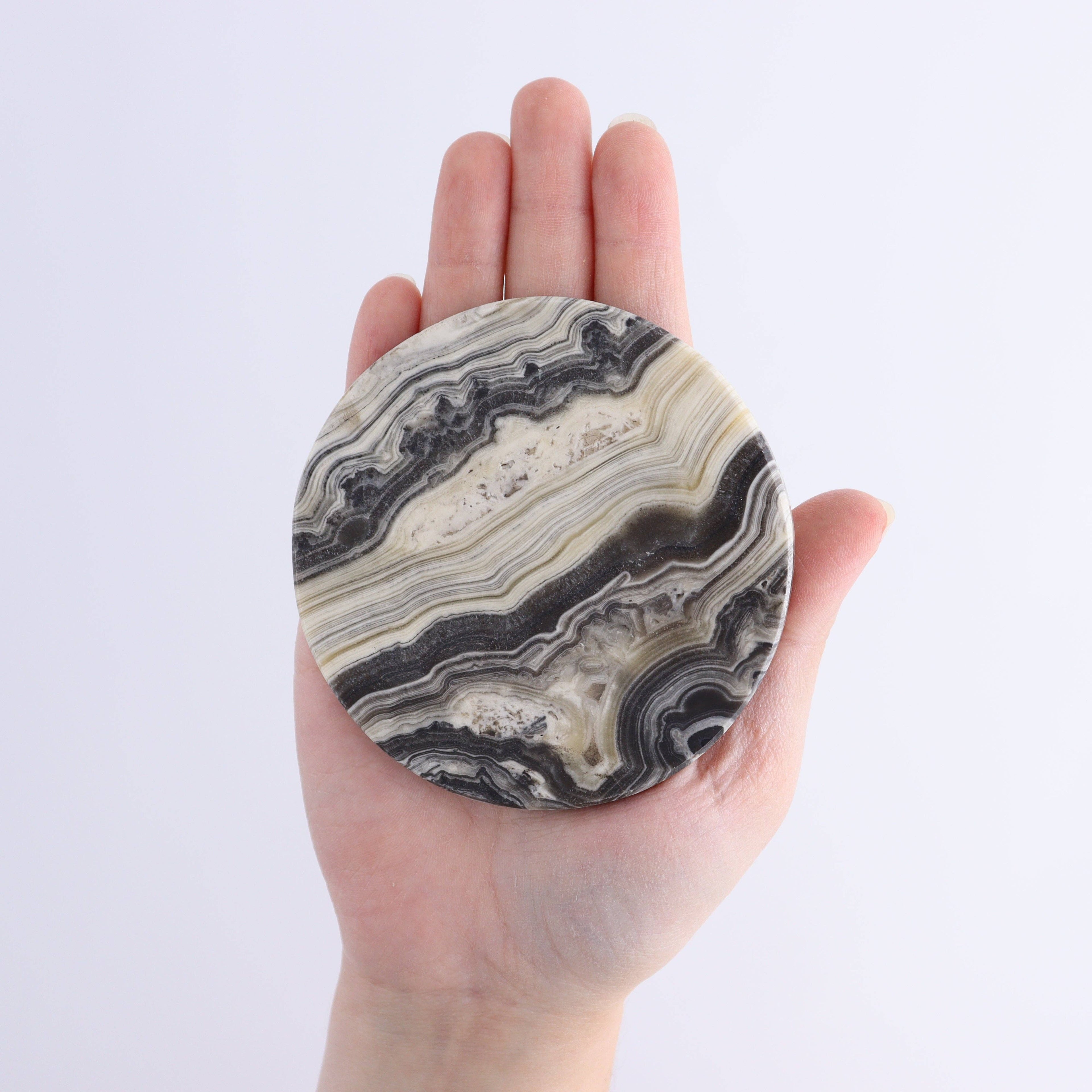 One Zebra Onyx Coaster