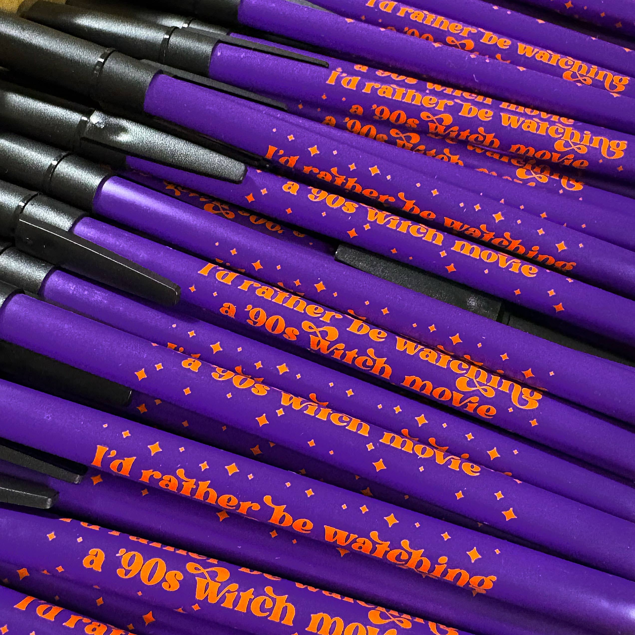 I'd Rather Be Watching a 90s Witch Movie Ballpoint Pen