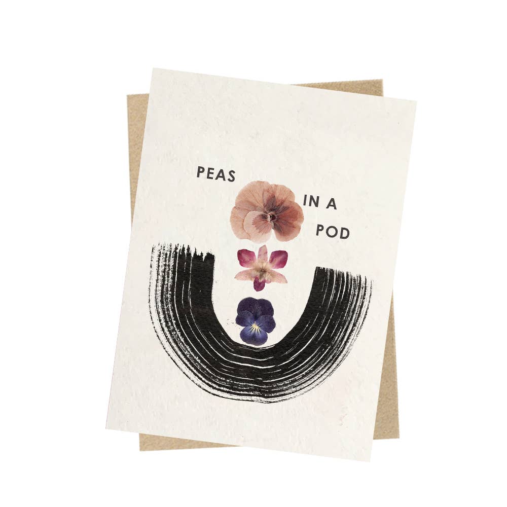 Mini Card - Peas In A Pod