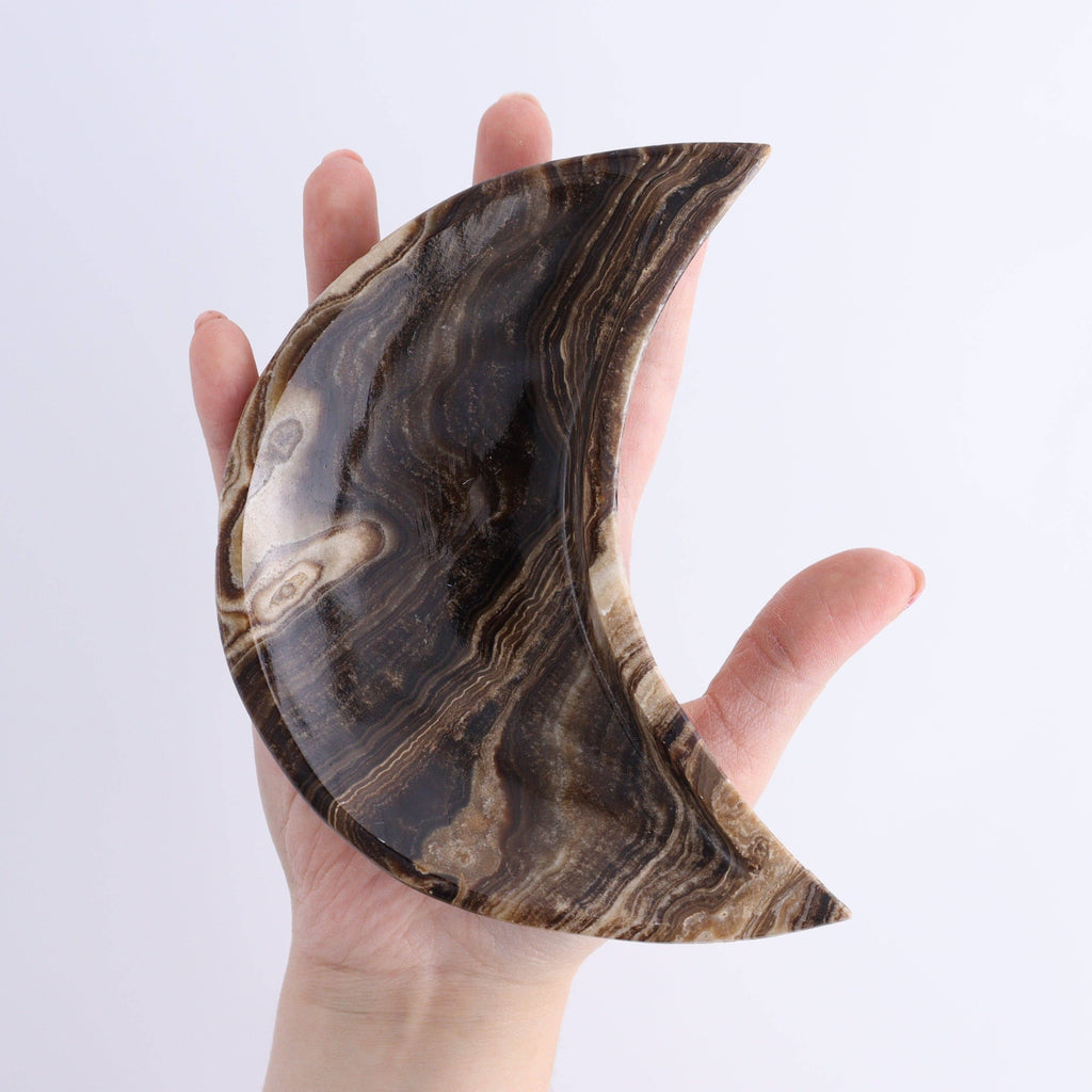 One Chocolate Onyx Moon Dish
