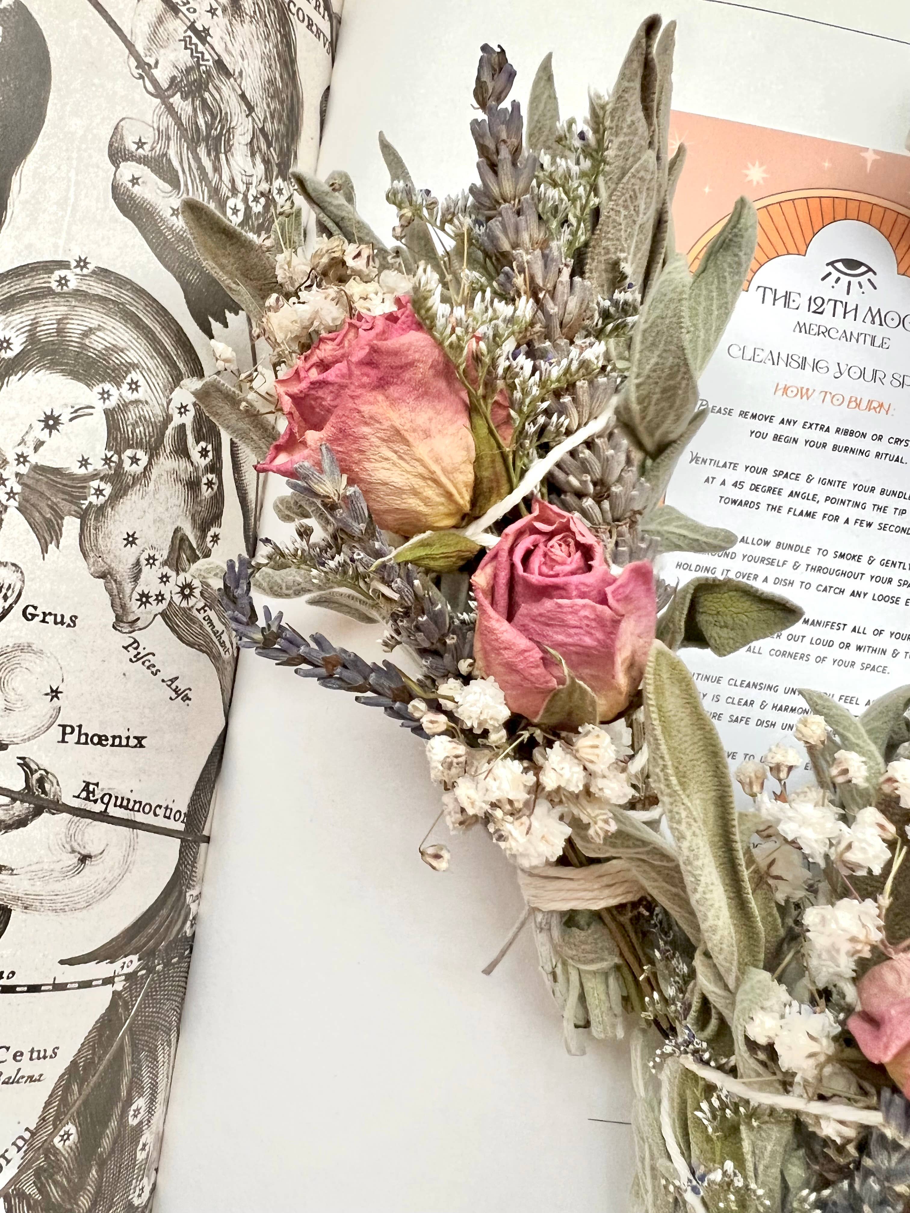 Mini Sage Smudge Bundle - Smoke Cleanser