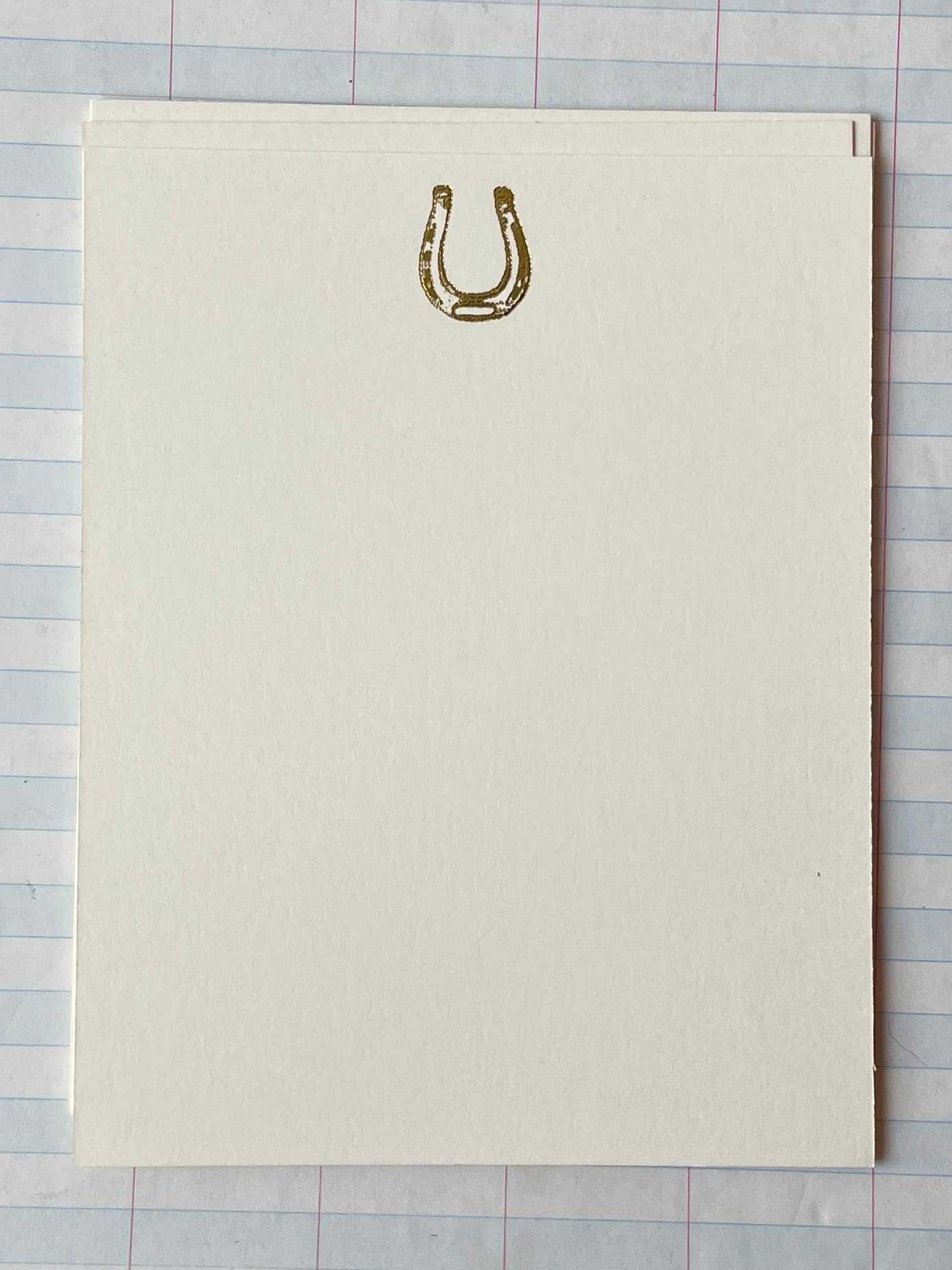Horseshoe Flat Cards with Envelopes