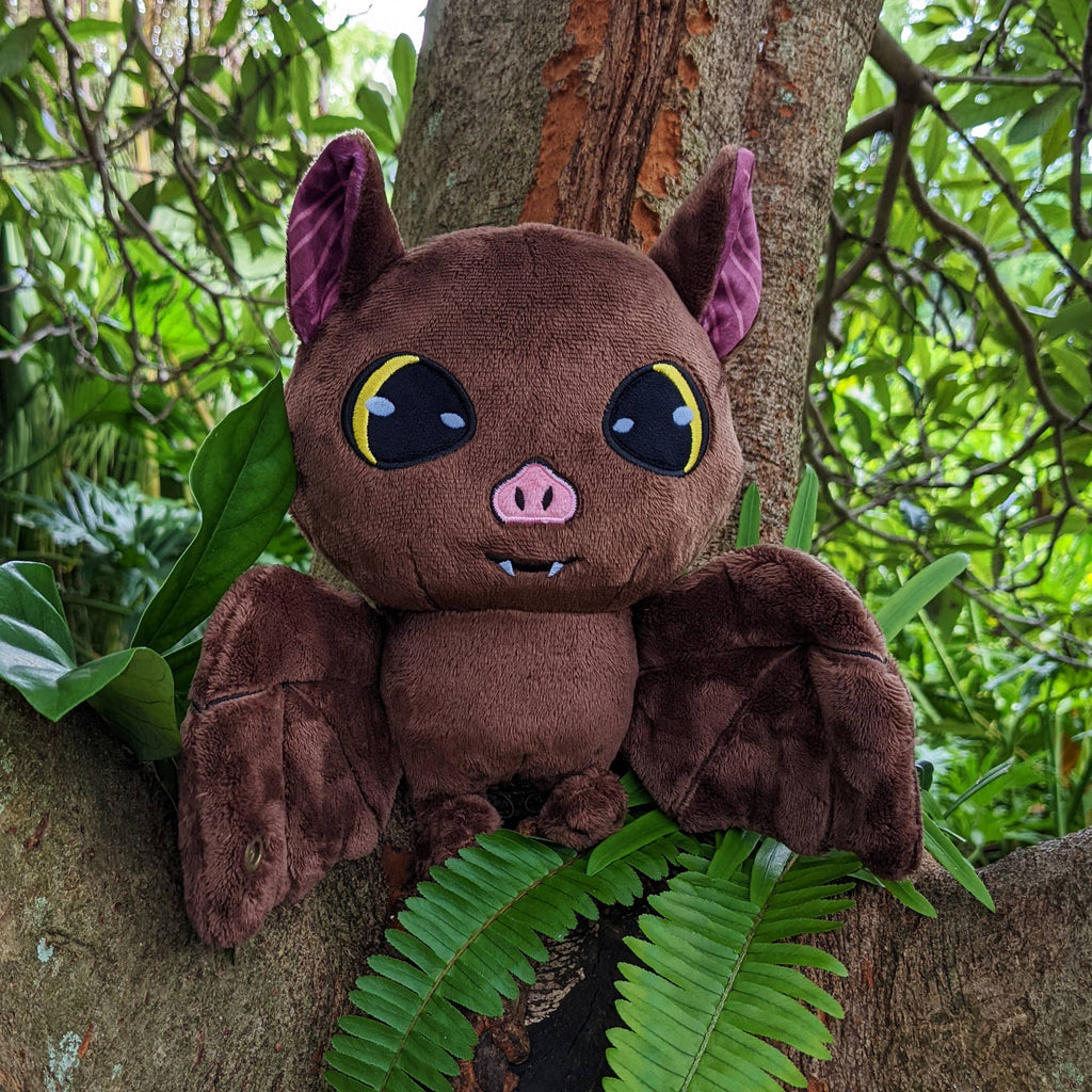 Battholomew - Bat Plushie Cute Halloween Stuffed Toy Animal