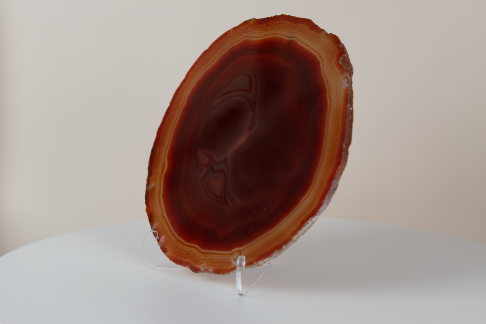 Molten Memory – 6" Brown Agate Slice