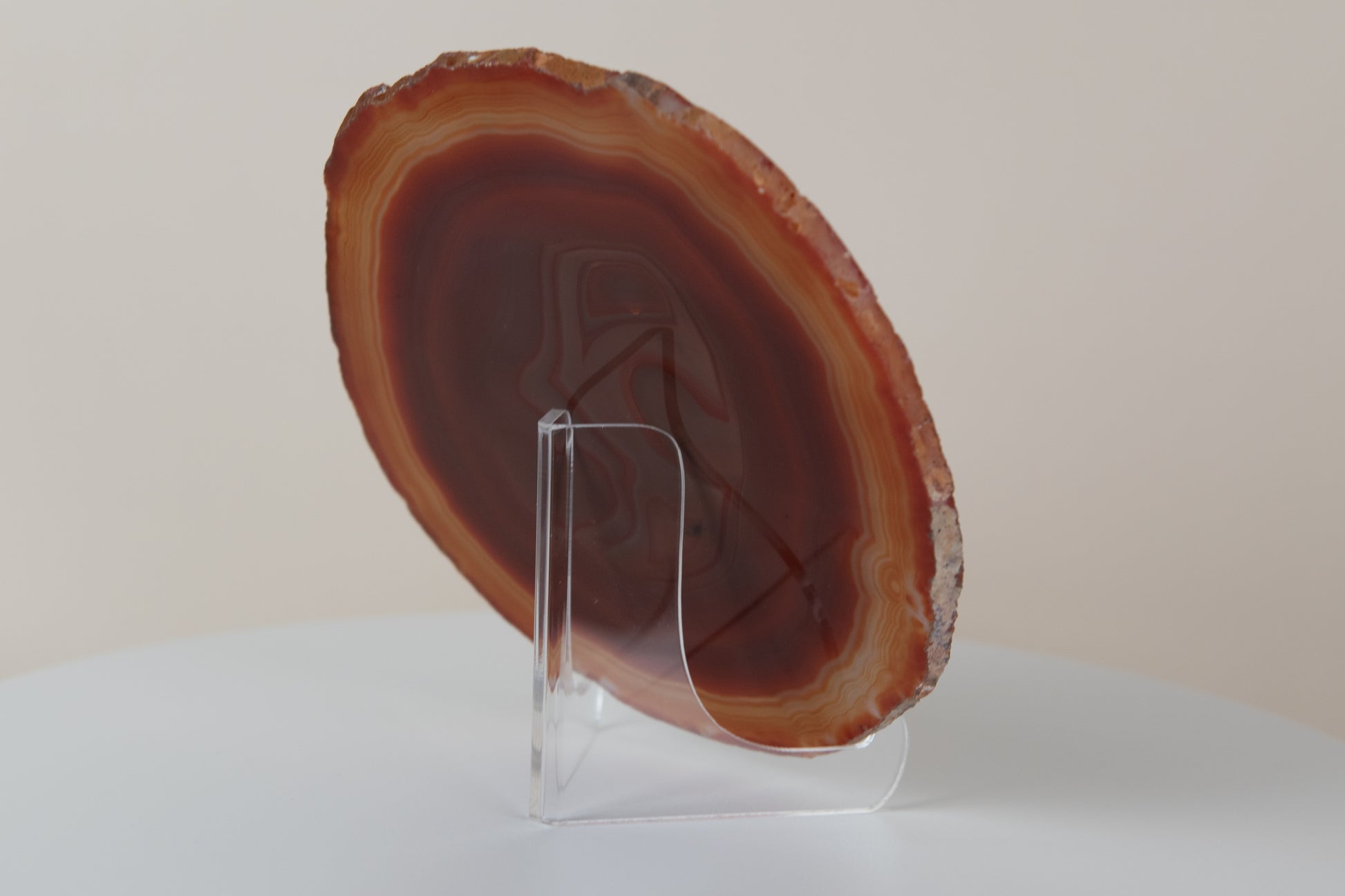 Molten Memory – 6" Brown Agate Slice