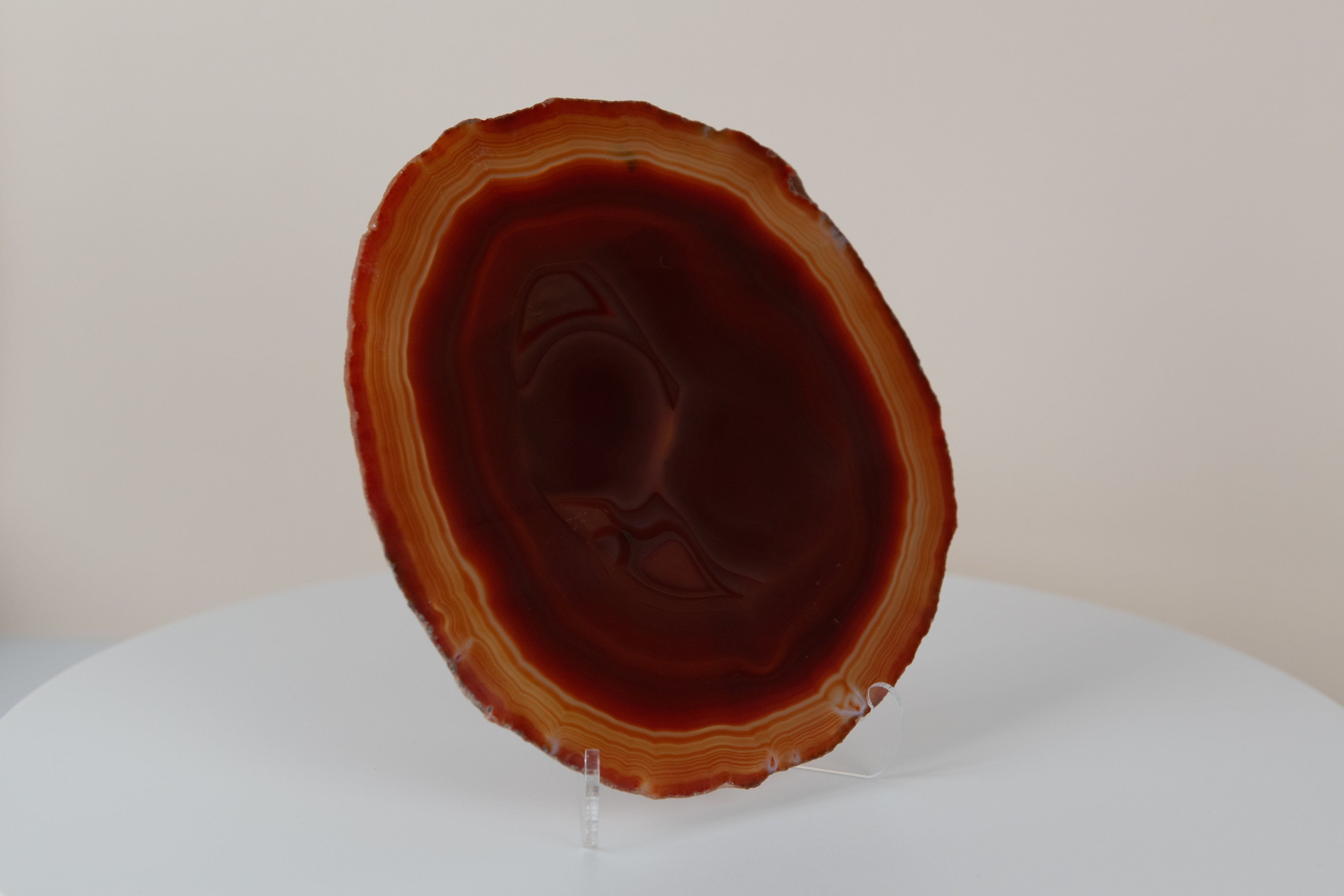 Molten Memory – 6" Brown Agate Slice