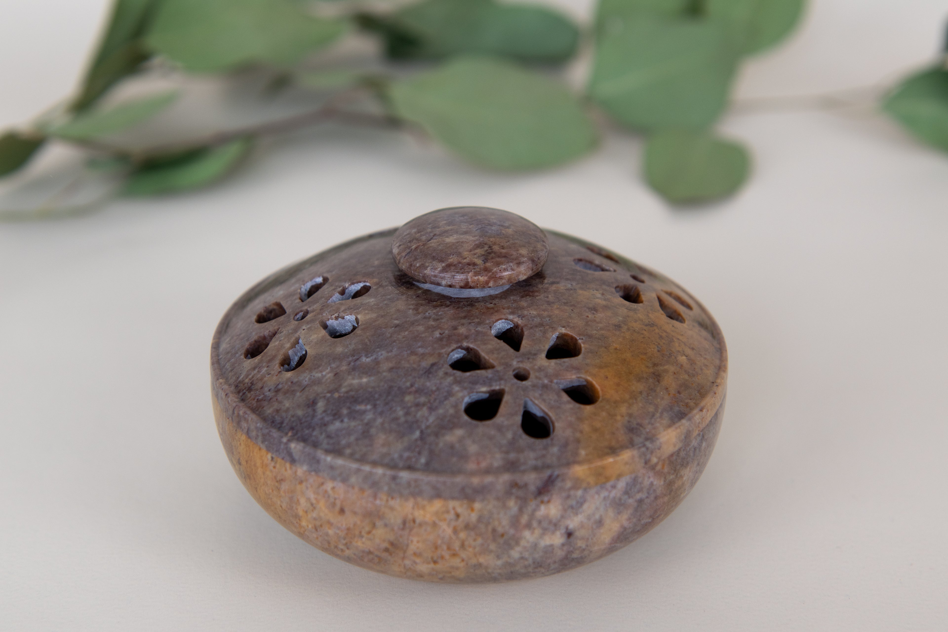 Soapstone Pot Incense Burner