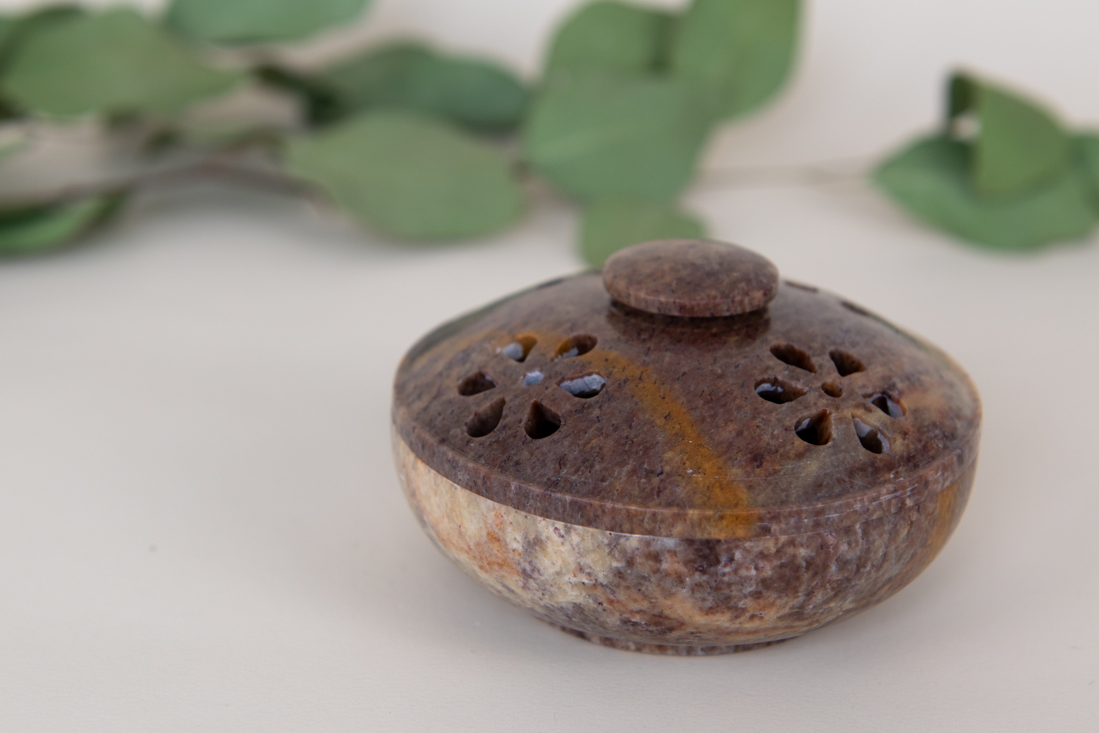 Soapstone Pot Incense Burner