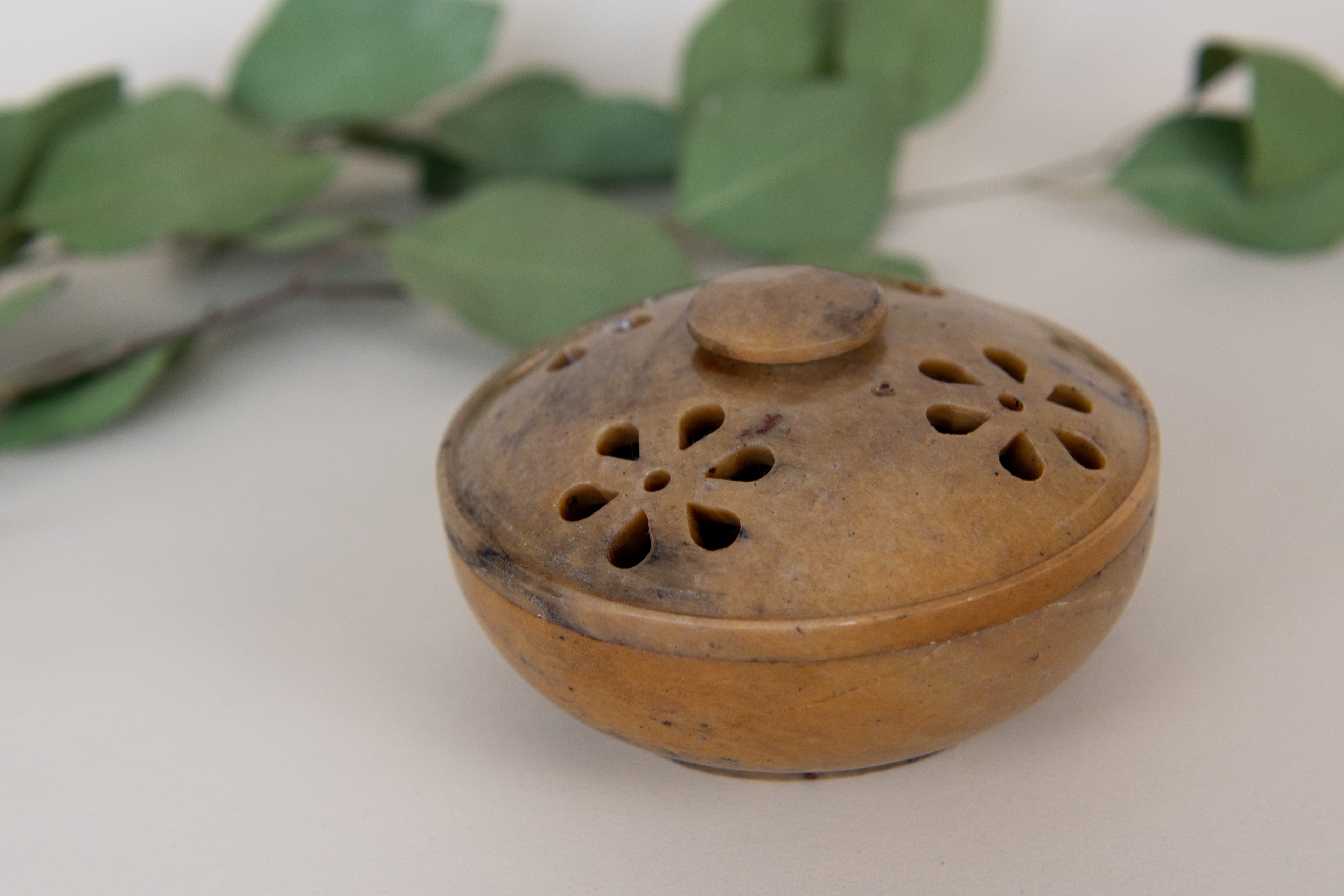 Soapstone Pot Incense Burner