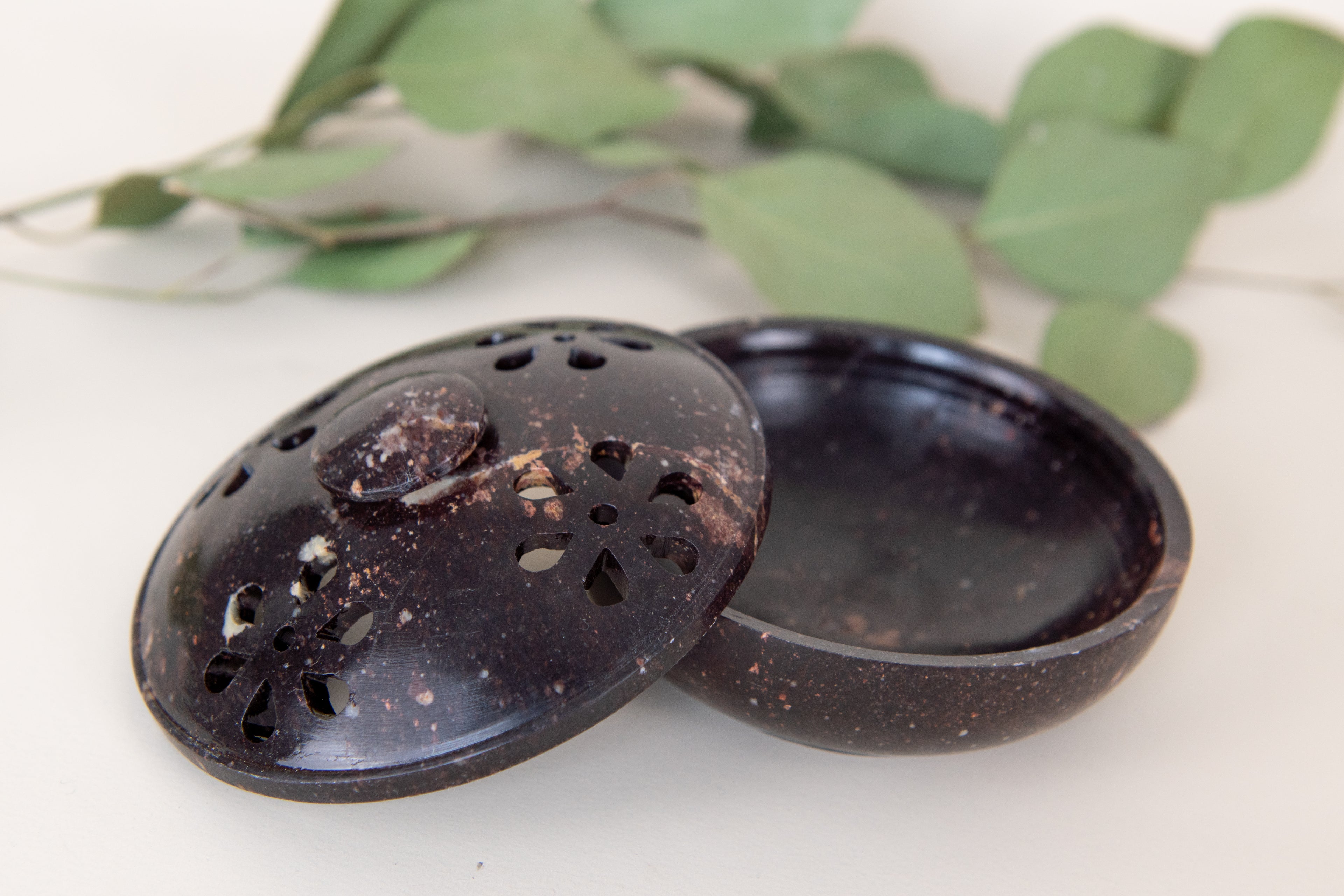 Soapstone Pot Incense Burner