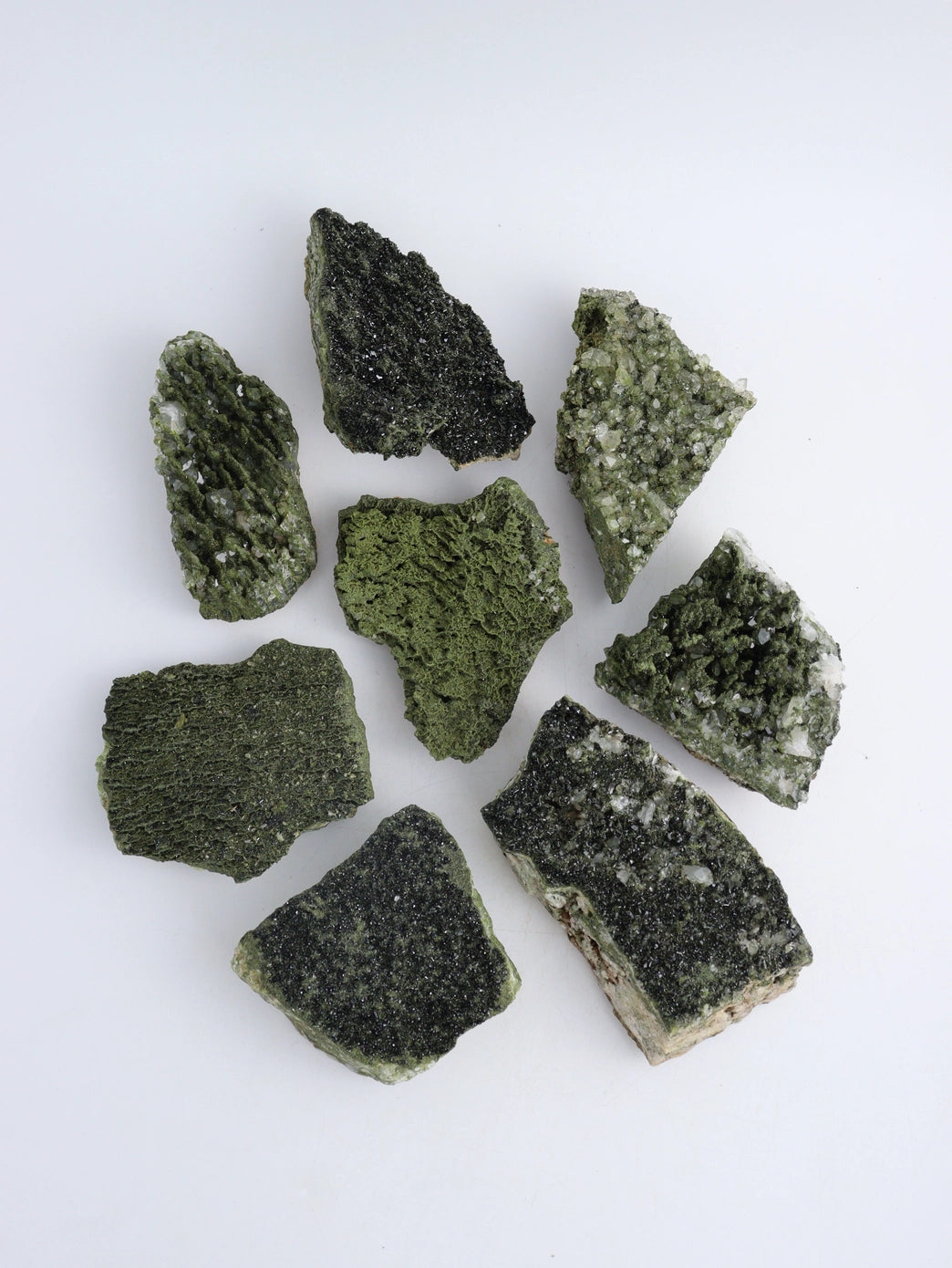 Green Epidote Quartz