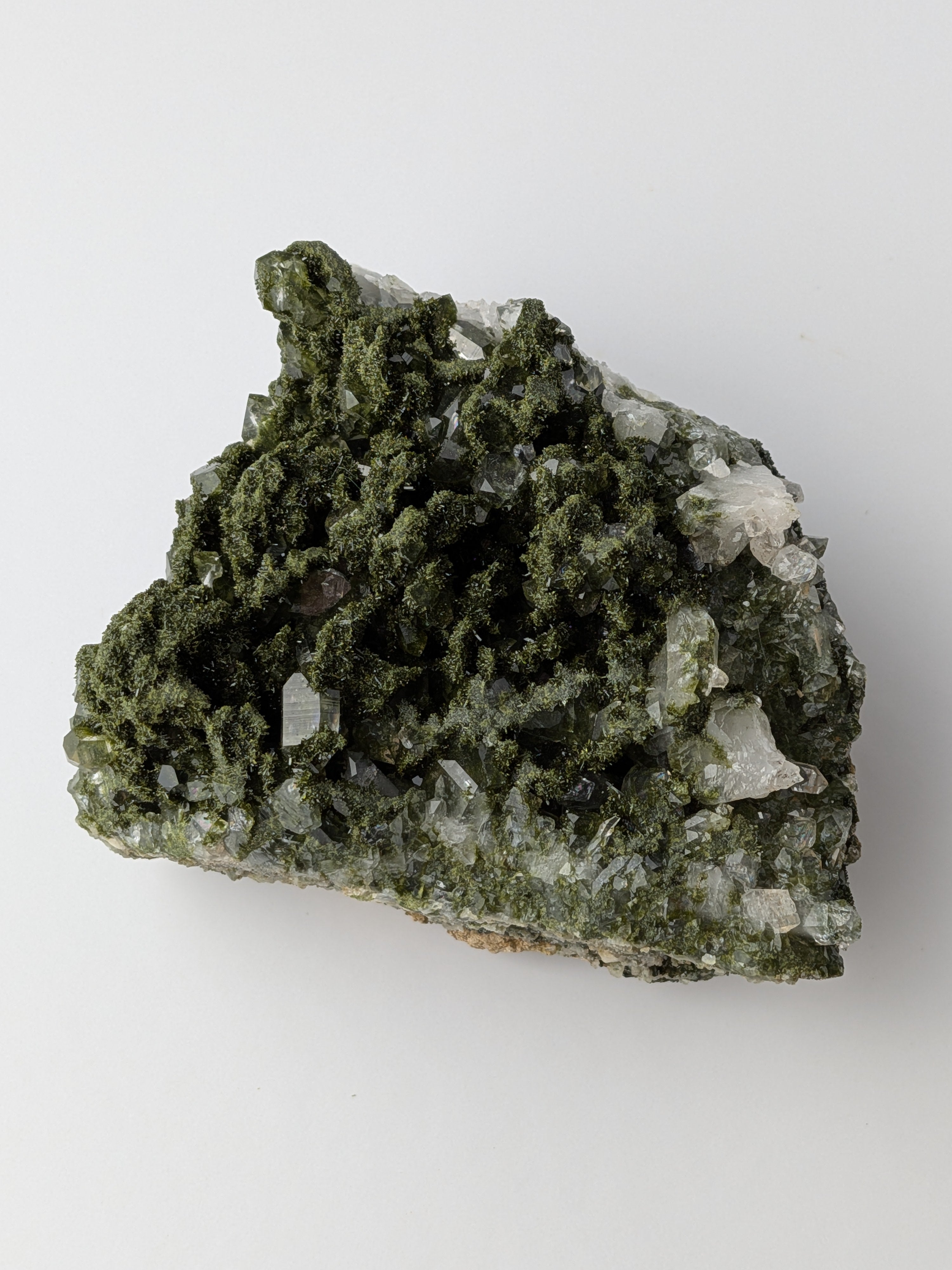 Green Epidote Quartz