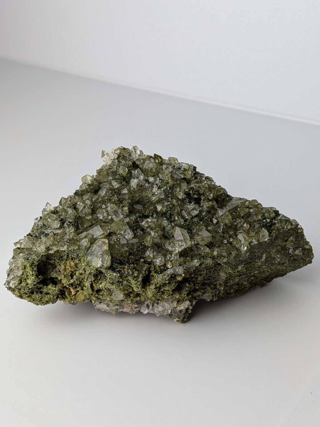 Green Epidote Quartz