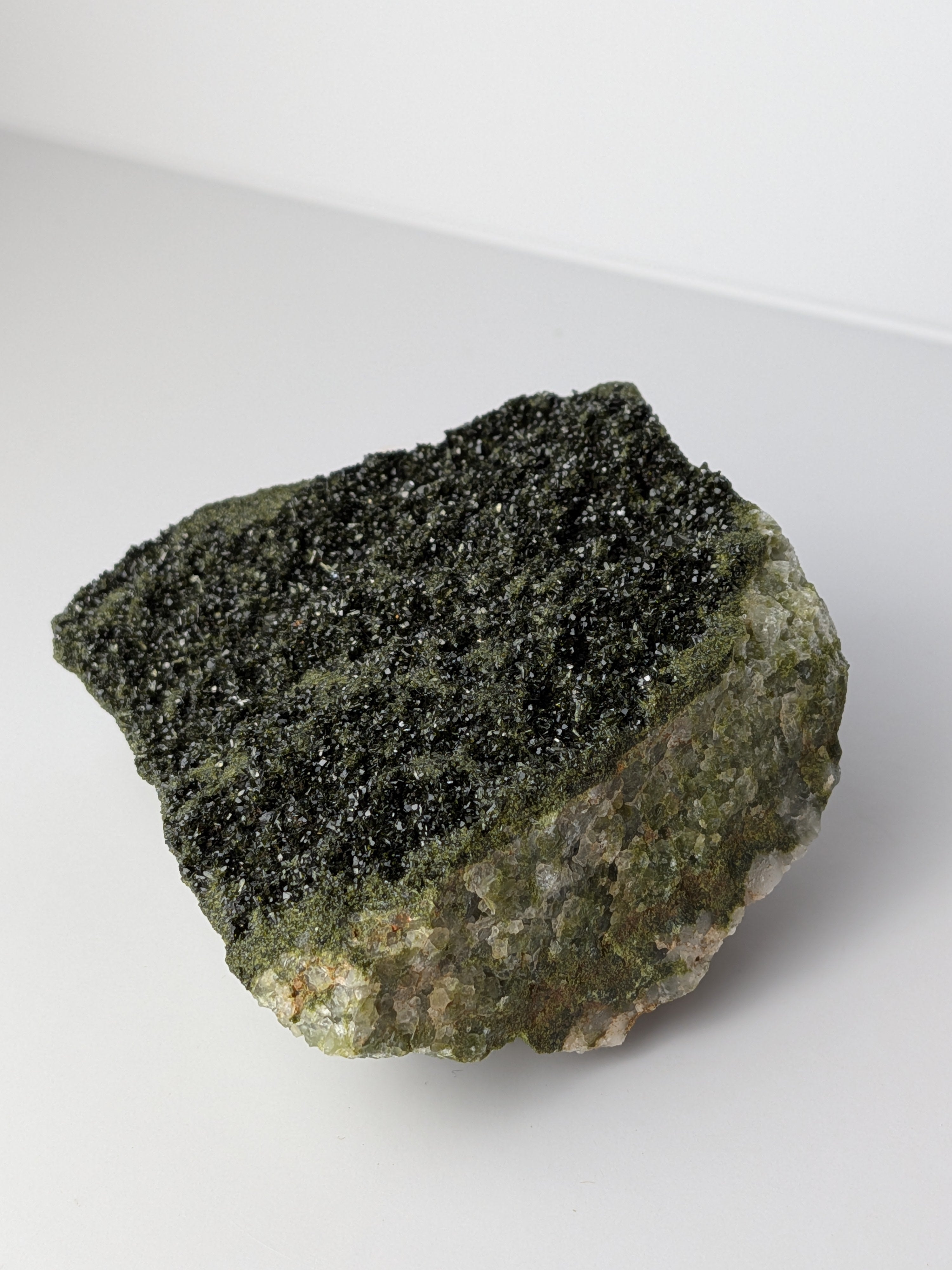 Green Epidote Quartz