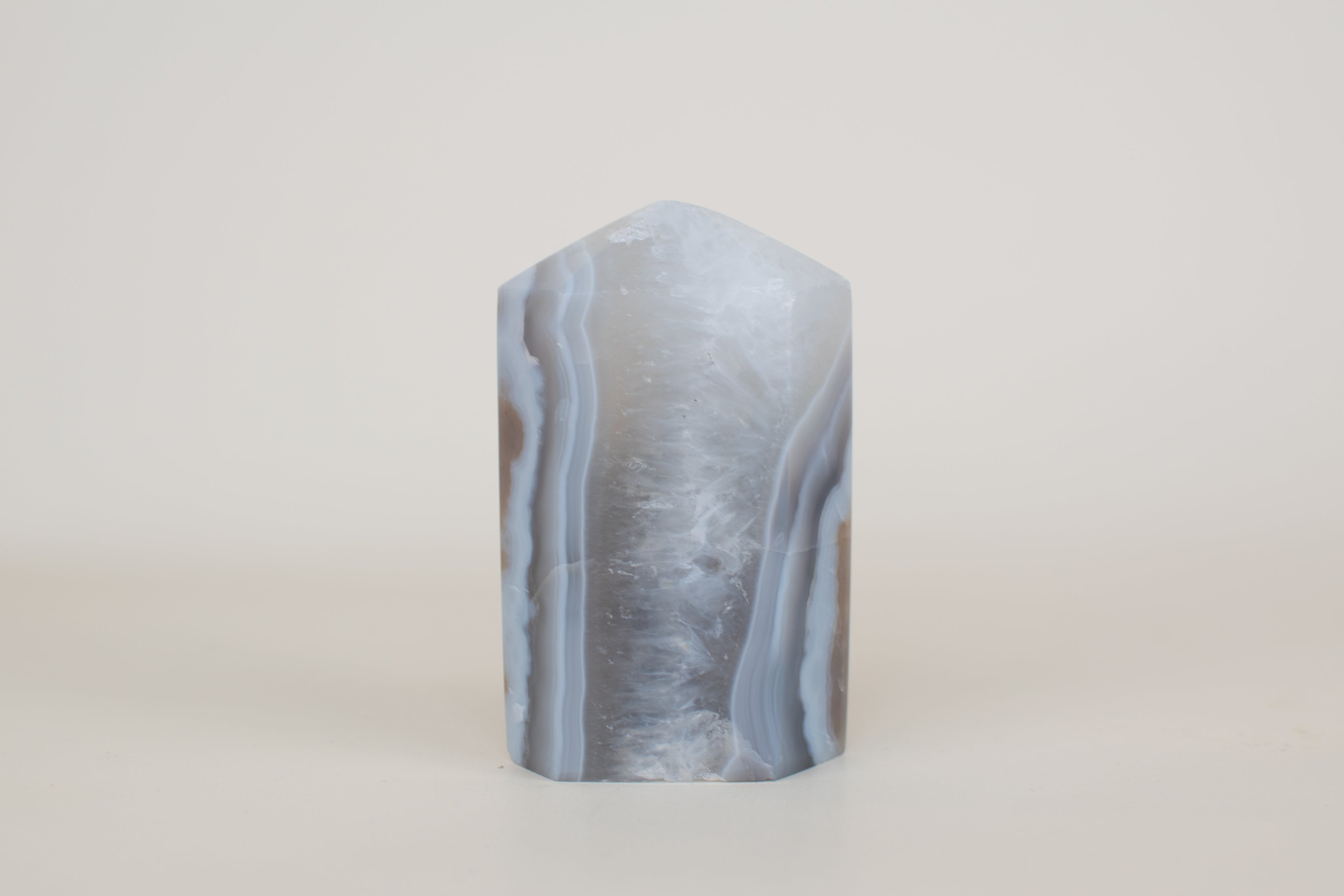 Tranquility Tower – 4” Agate Obelisk