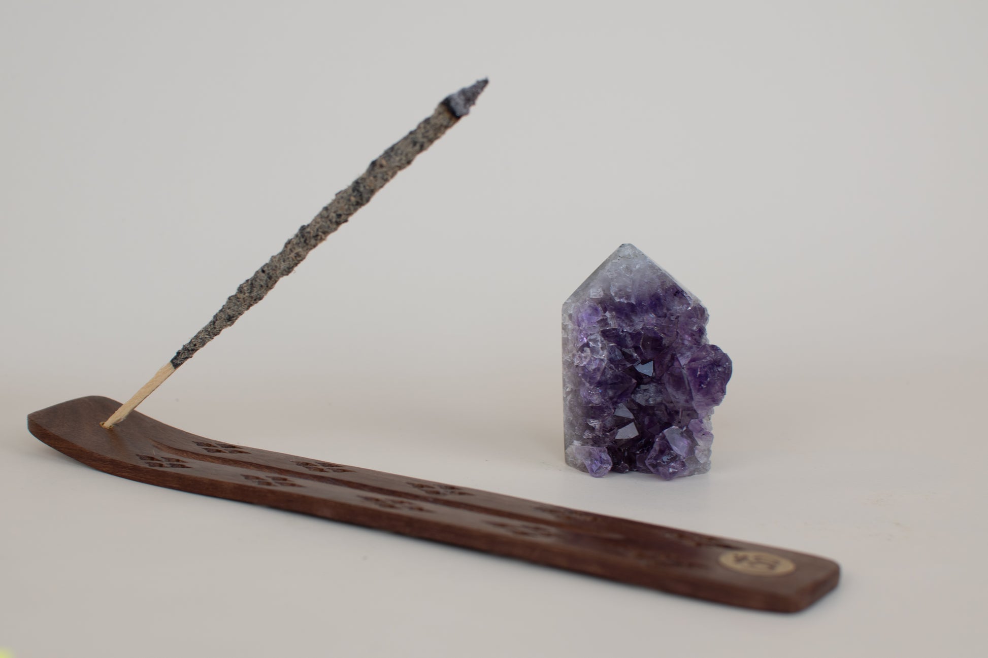 Shadow Bloom – 2.5” Amethyst Druzy Obelisk