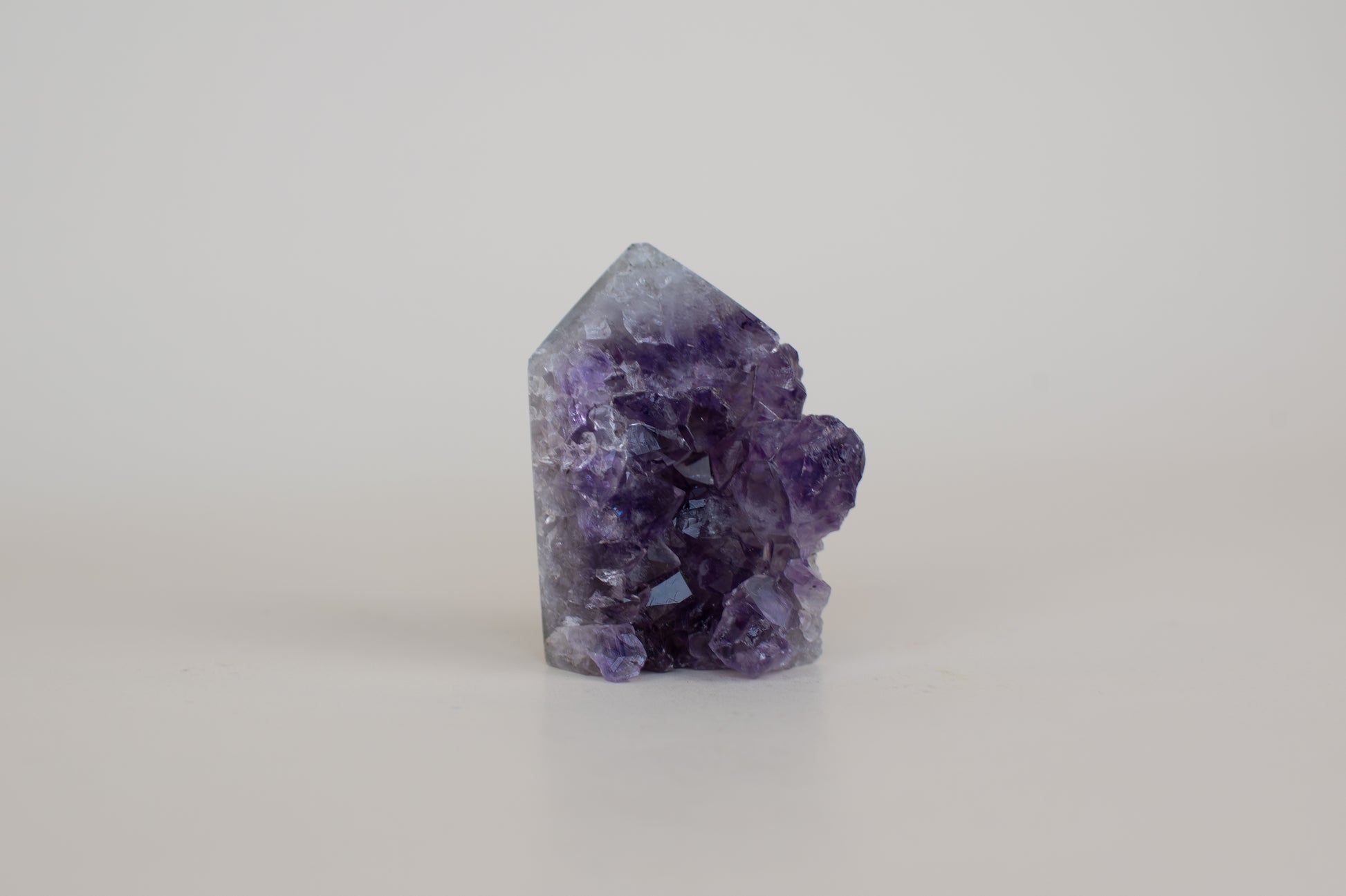 Shadow Bloom – 2.5” Amethyst Druzy Obelisk