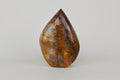 Amber Root – 7” Golden Quartz Flame (One of a Kind)