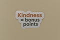 Kindness = Bonus Points Sticker