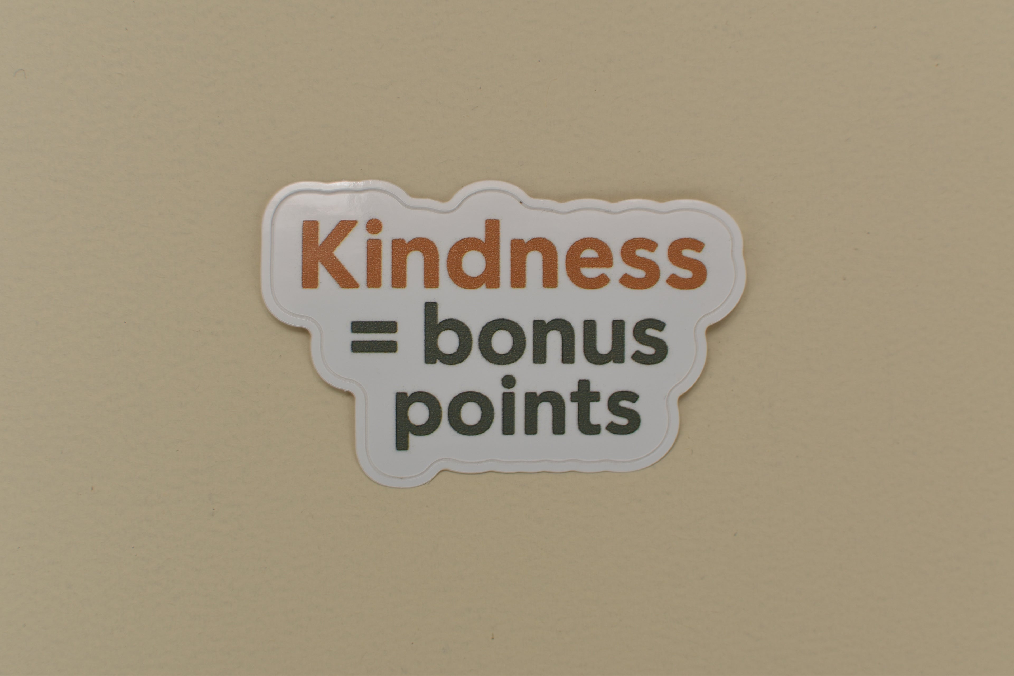 Kindness = Bonus Points Sticker