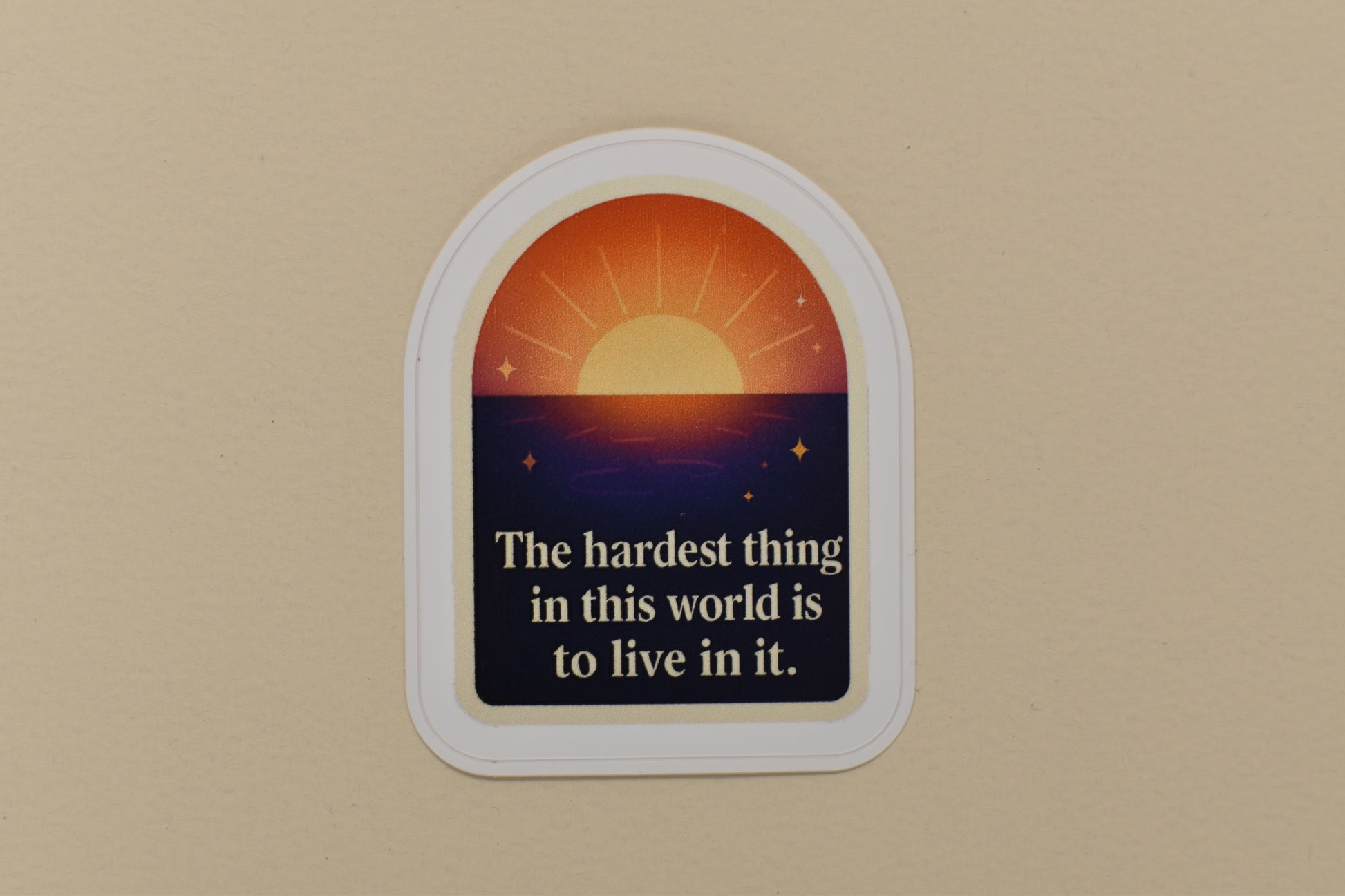 To Live in It – Sunset Sticker