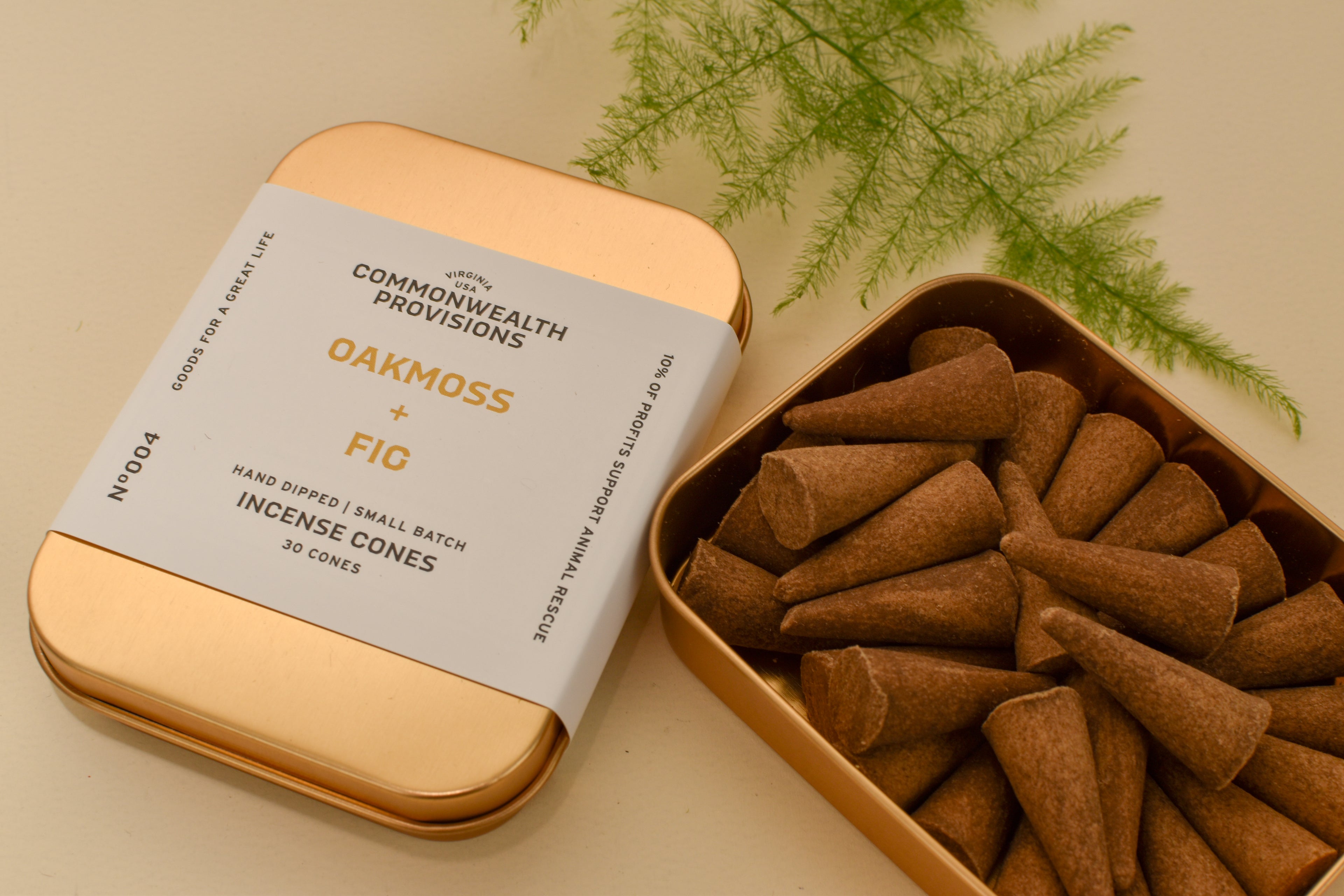 Incense Cones - Oakmoss + Fig