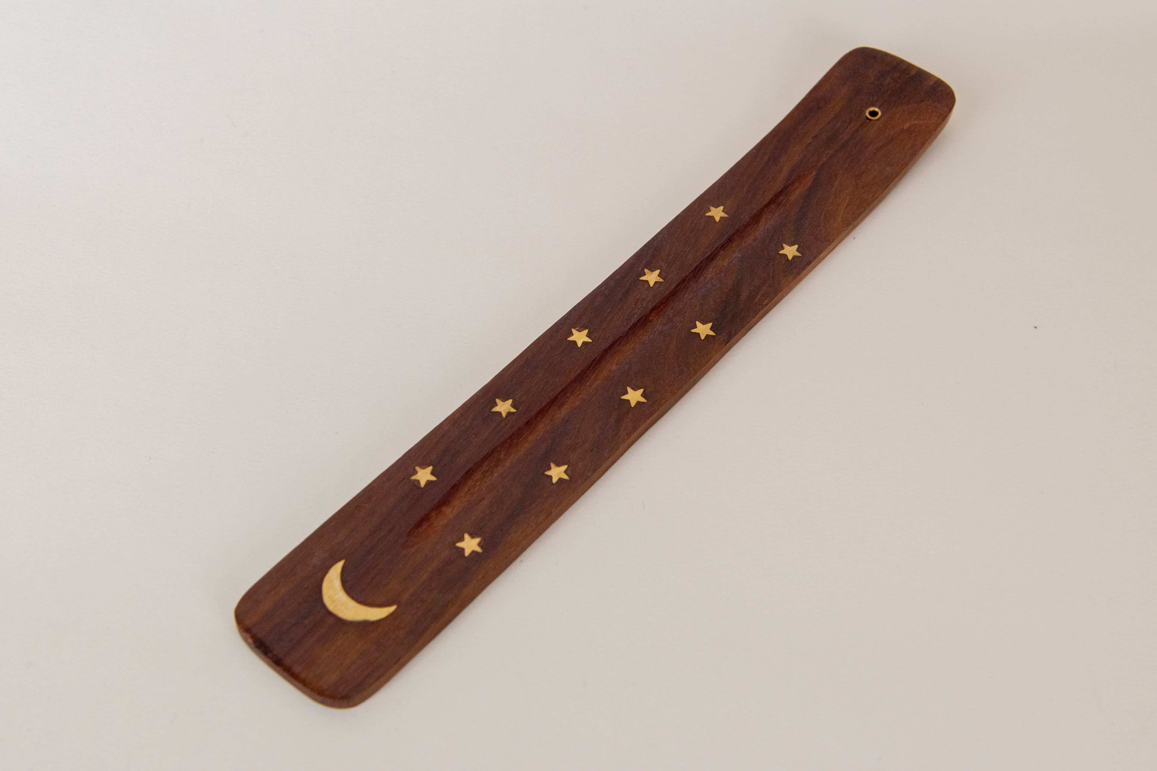 Ash & Intention – Wooden Incense Holder