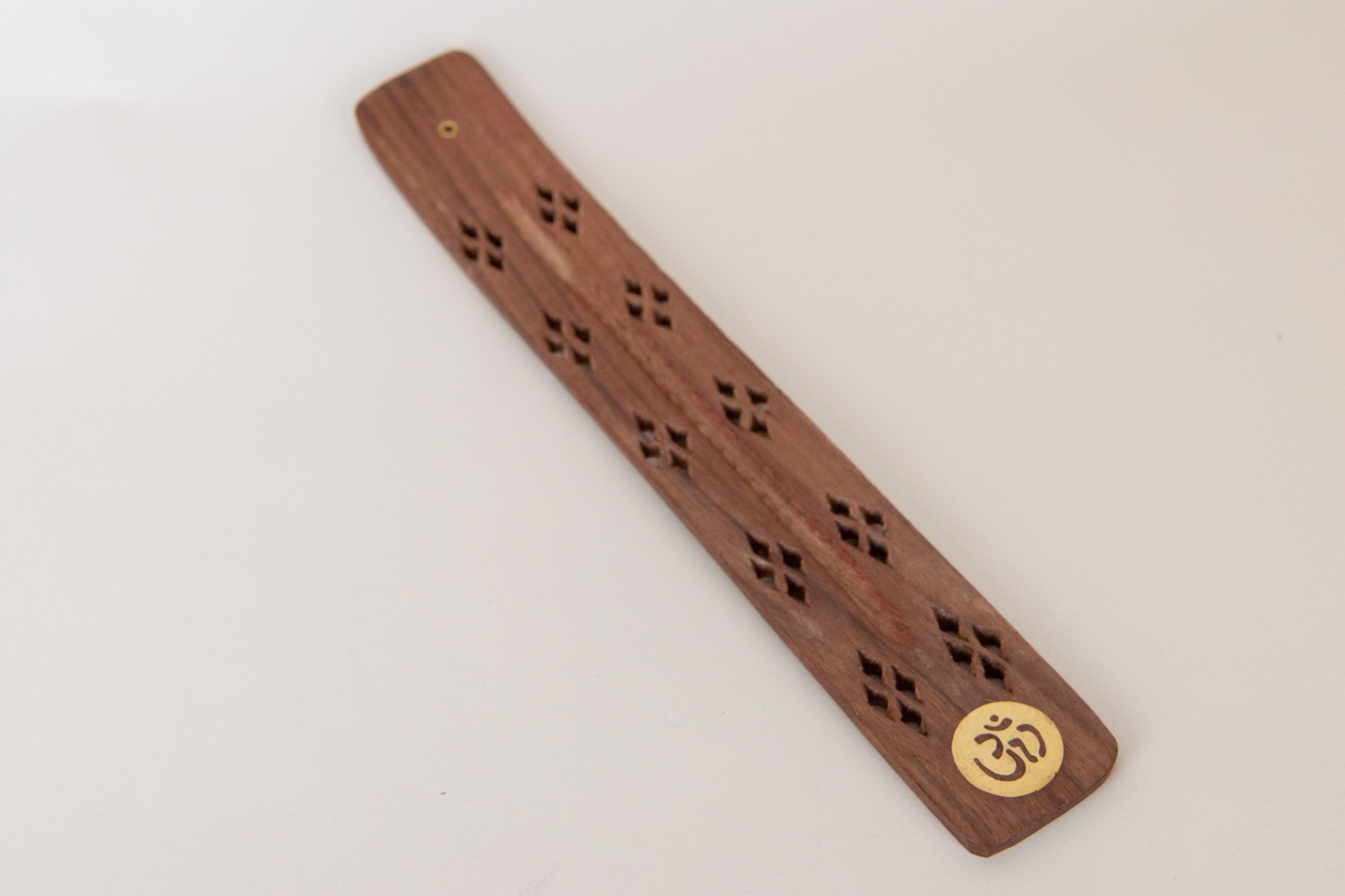 Ash & Intention – Wooden Incense Holder