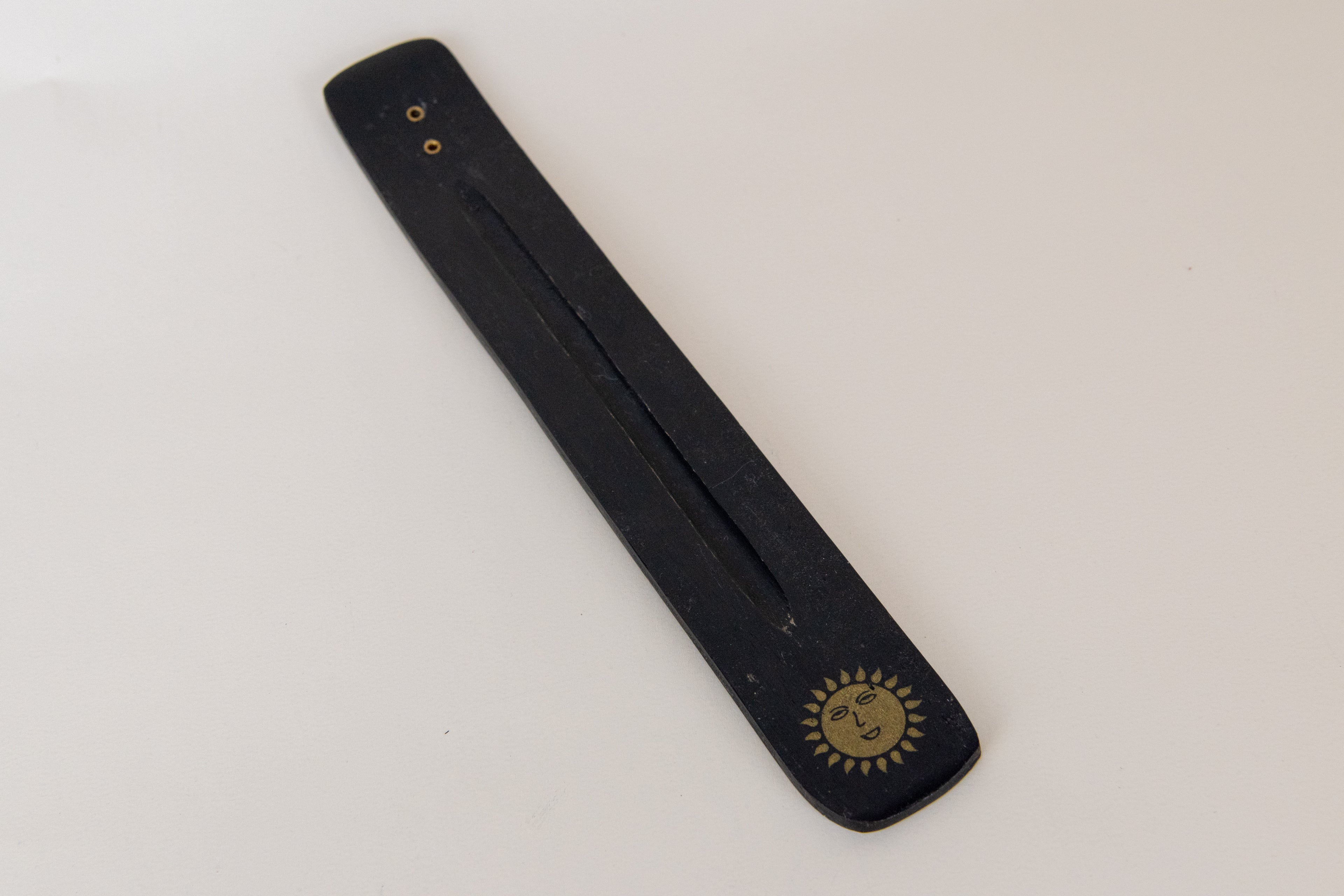 Ash & Intention – Wooden Incense Holder