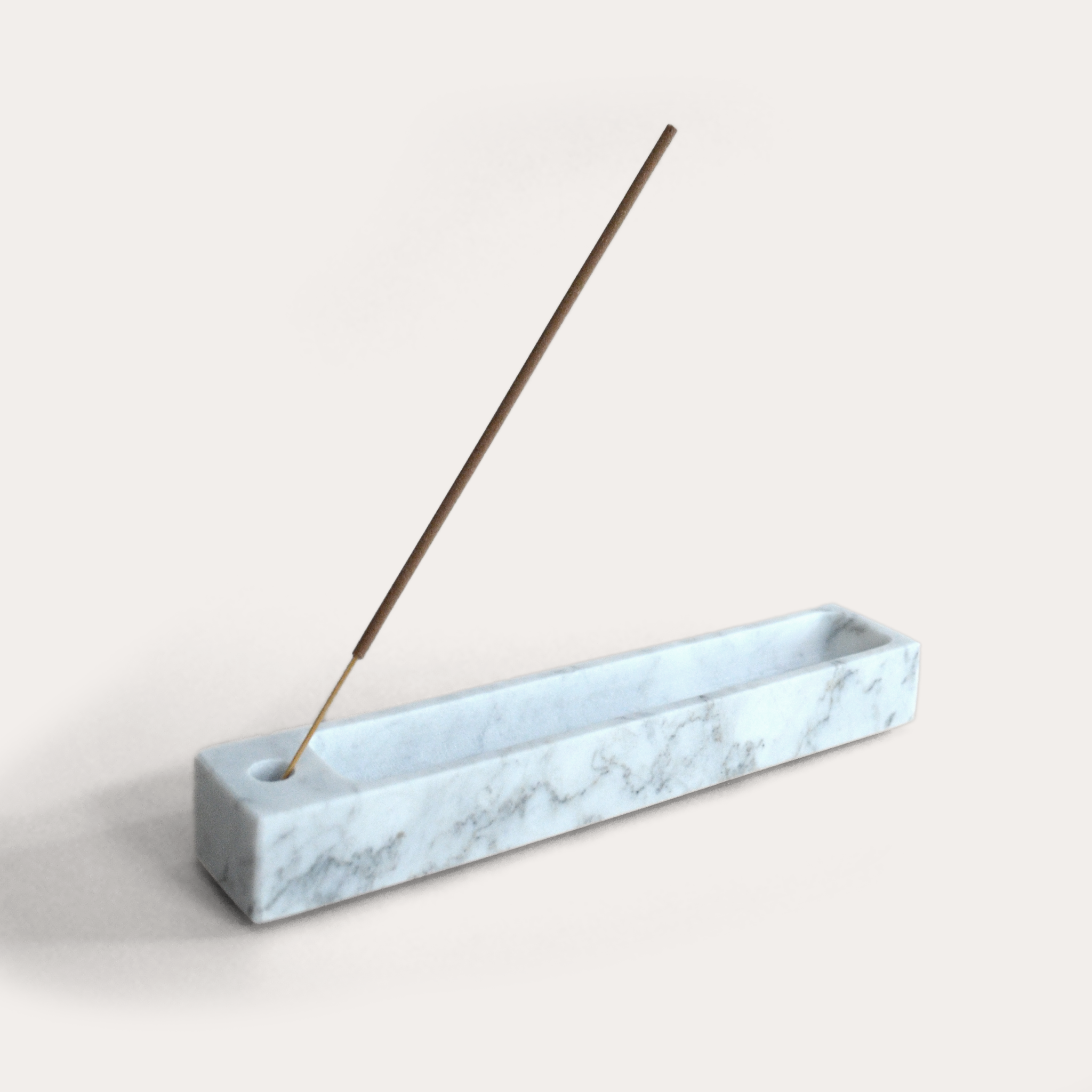 Divine Balance Carrara Marble Incense Holder / Minimalist