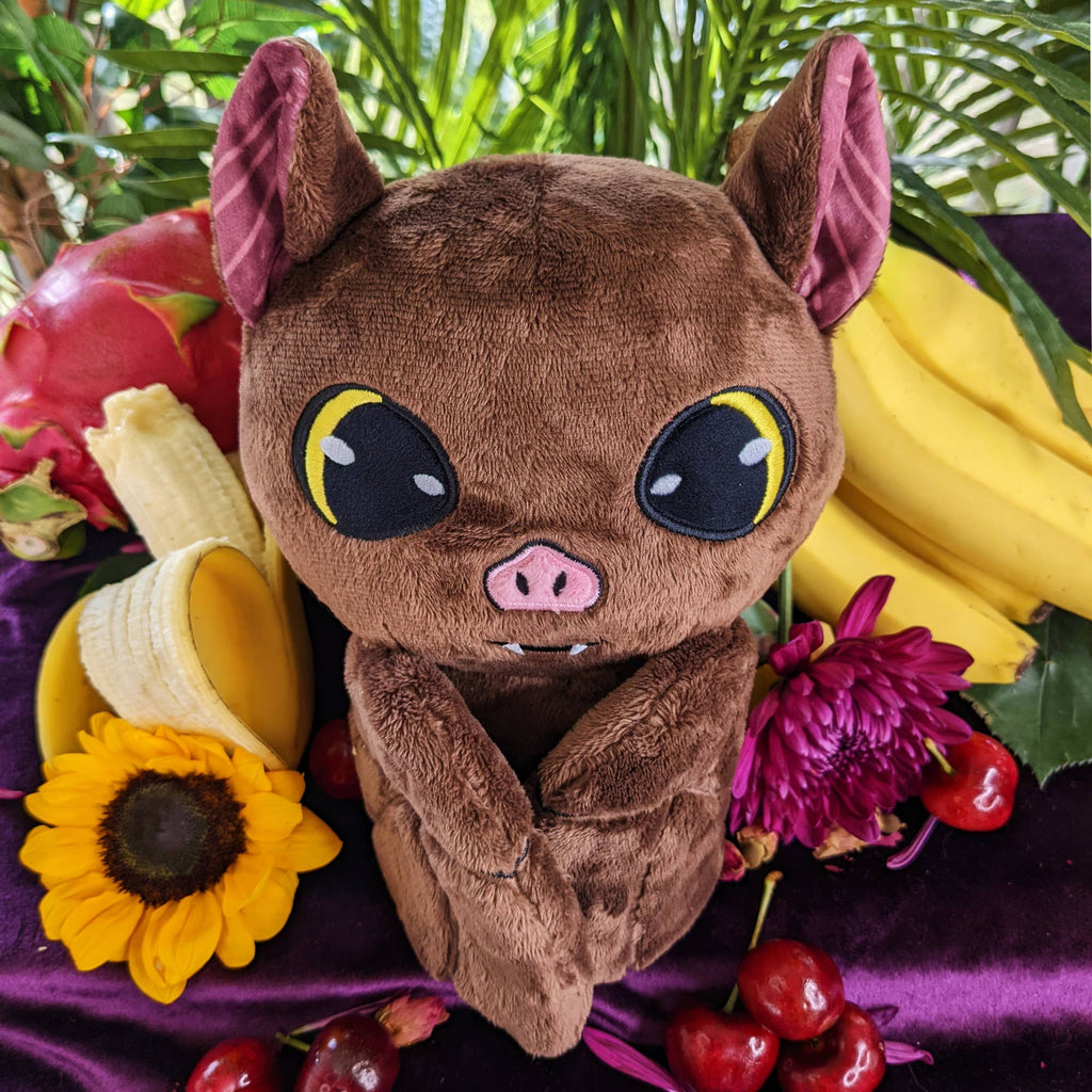Battholomew - Bat Plushie Cute Halloween Stuffed Toy Animal