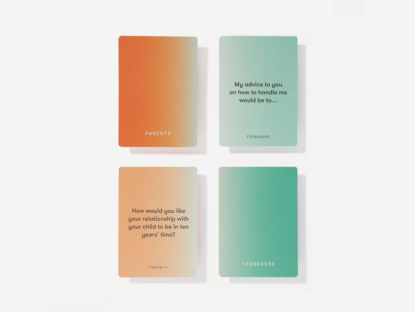 Parents & Teenagers - Family Bonding Activity Cards