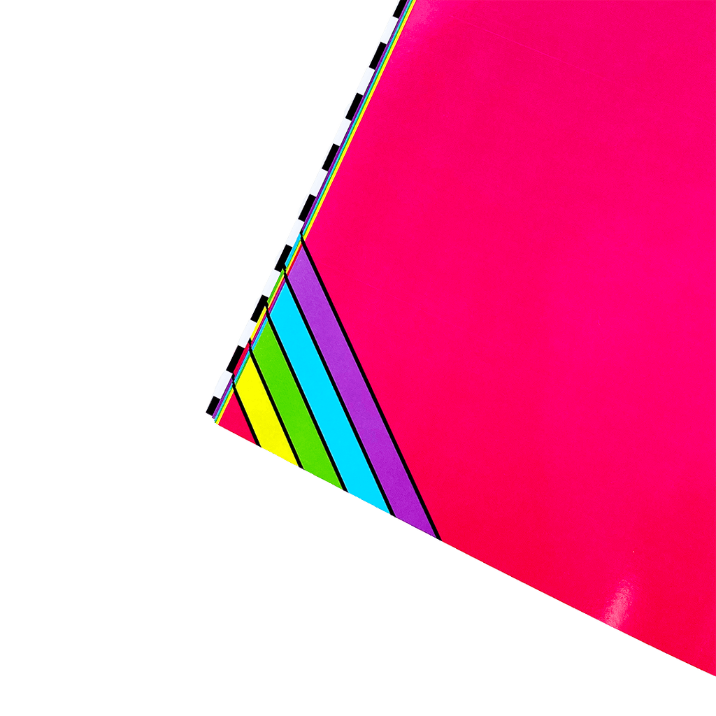 Retro Rainbow Sticker Collector Book