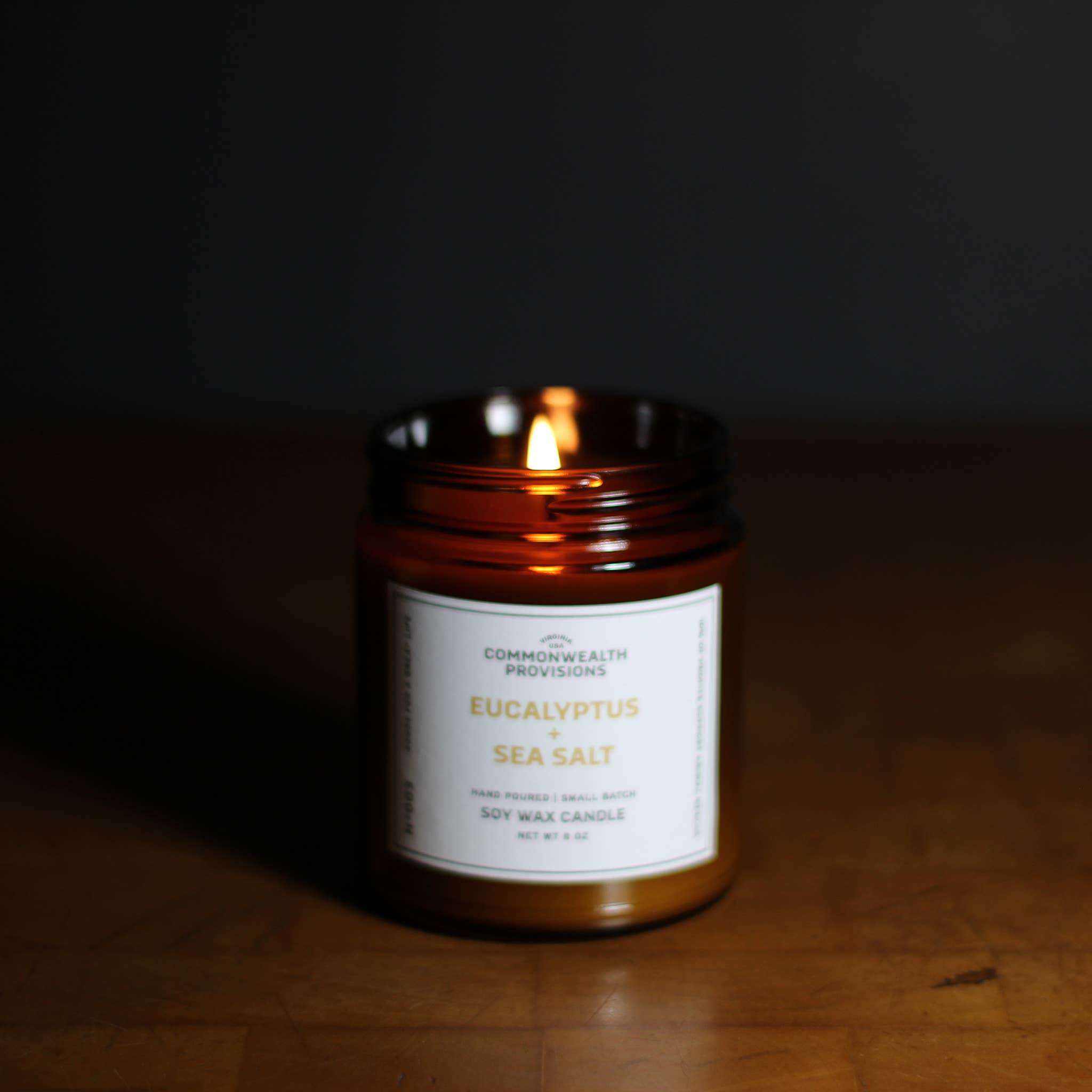 Soy Candle - Eucalyptus + Sea Salt