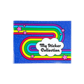 Retro Rainbow Sticker Collector Book