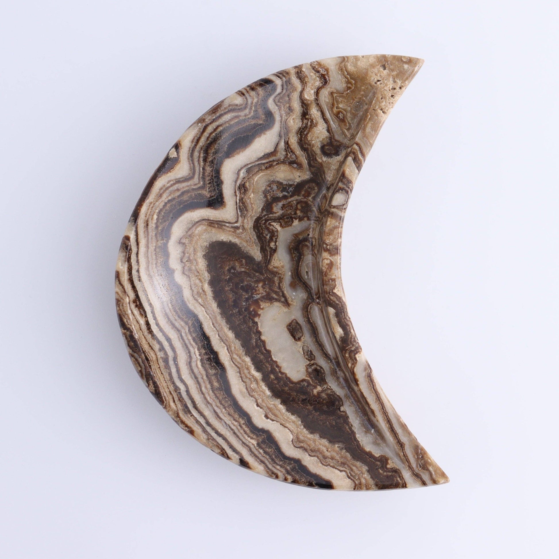 One Chocolate Onyx Moon Dish