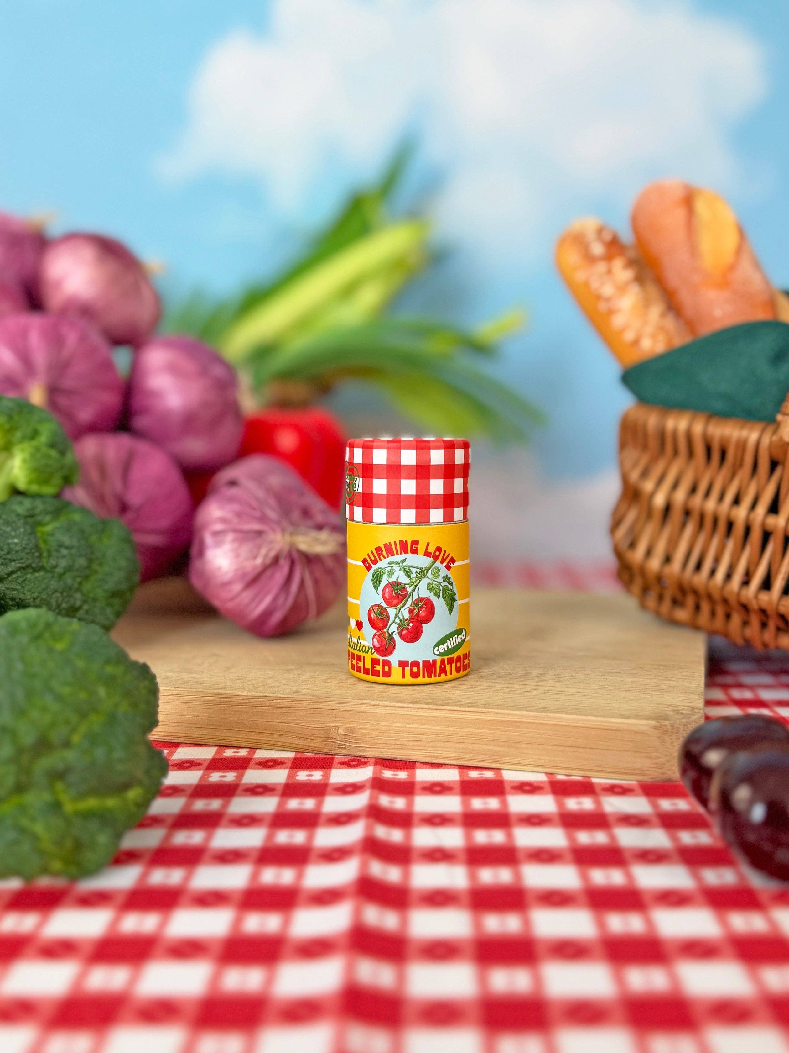 Canned Tomato Match Jar