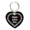 Edgar Allan Hoe Heart Shaped Vinyl Keychain