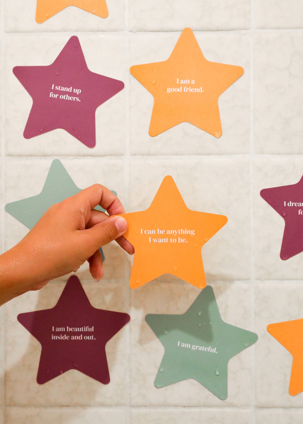 Shower Affirmation™ Display Cards - Kids