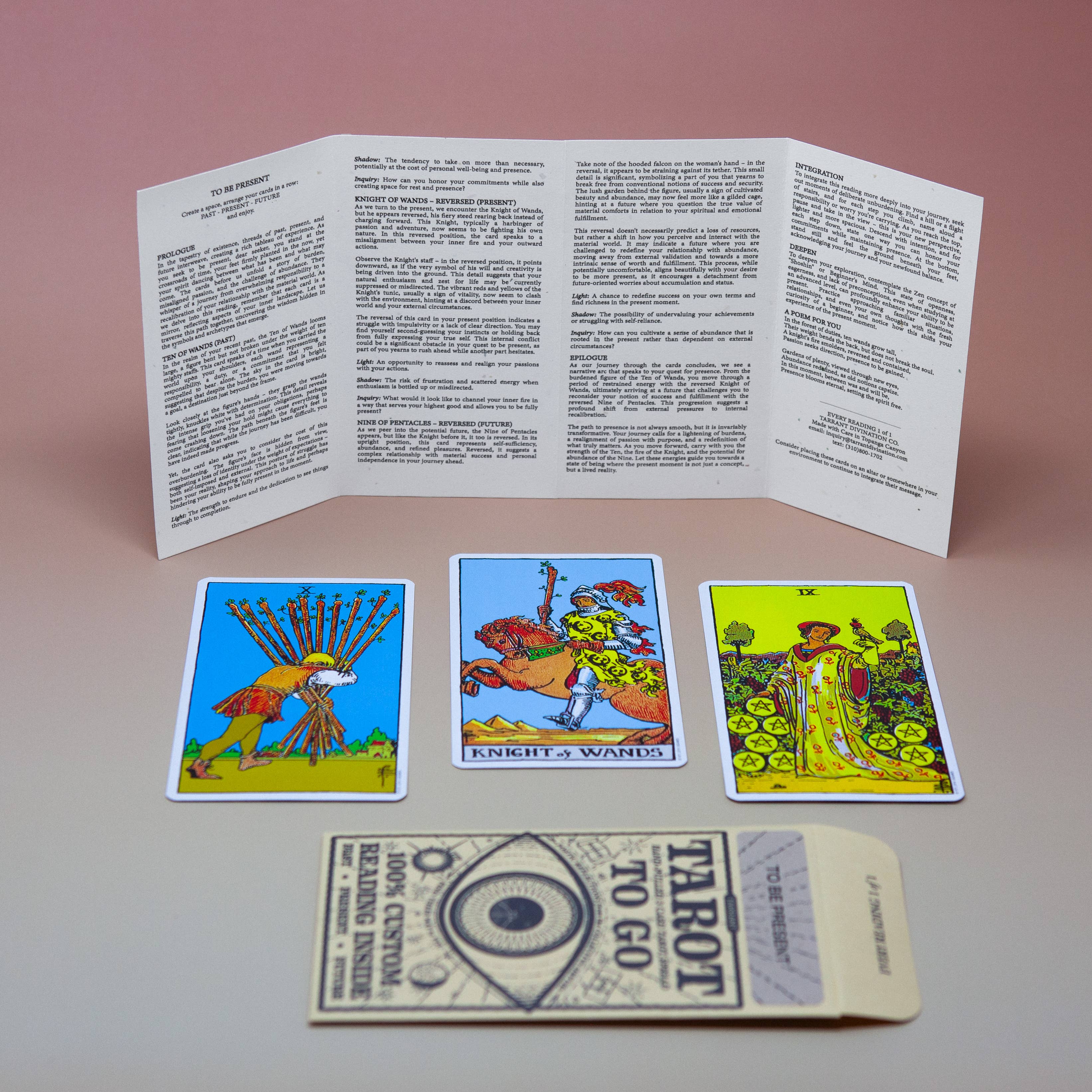 TAROT TO GO — Magic Tarot Journeys in an Envelope 🎴✉️✨