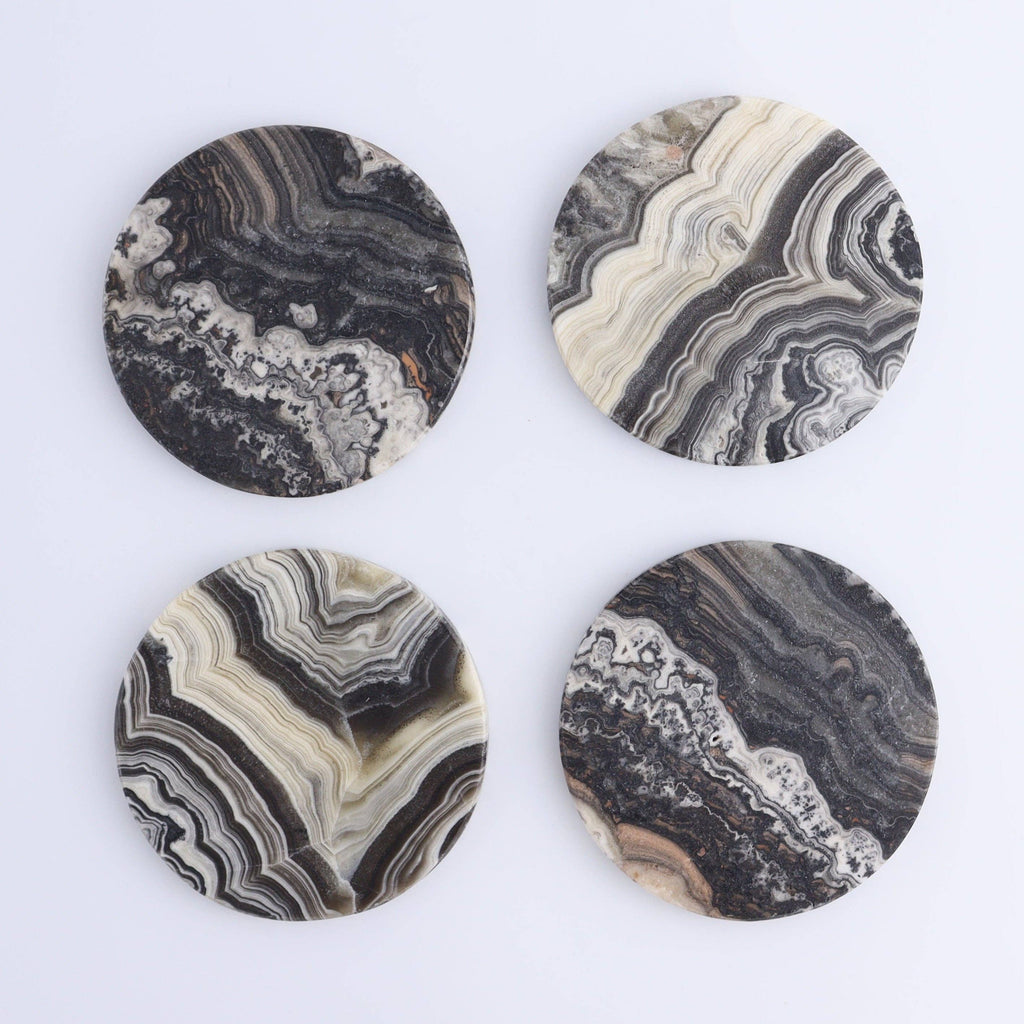 One Zebra Onyx Coaster
